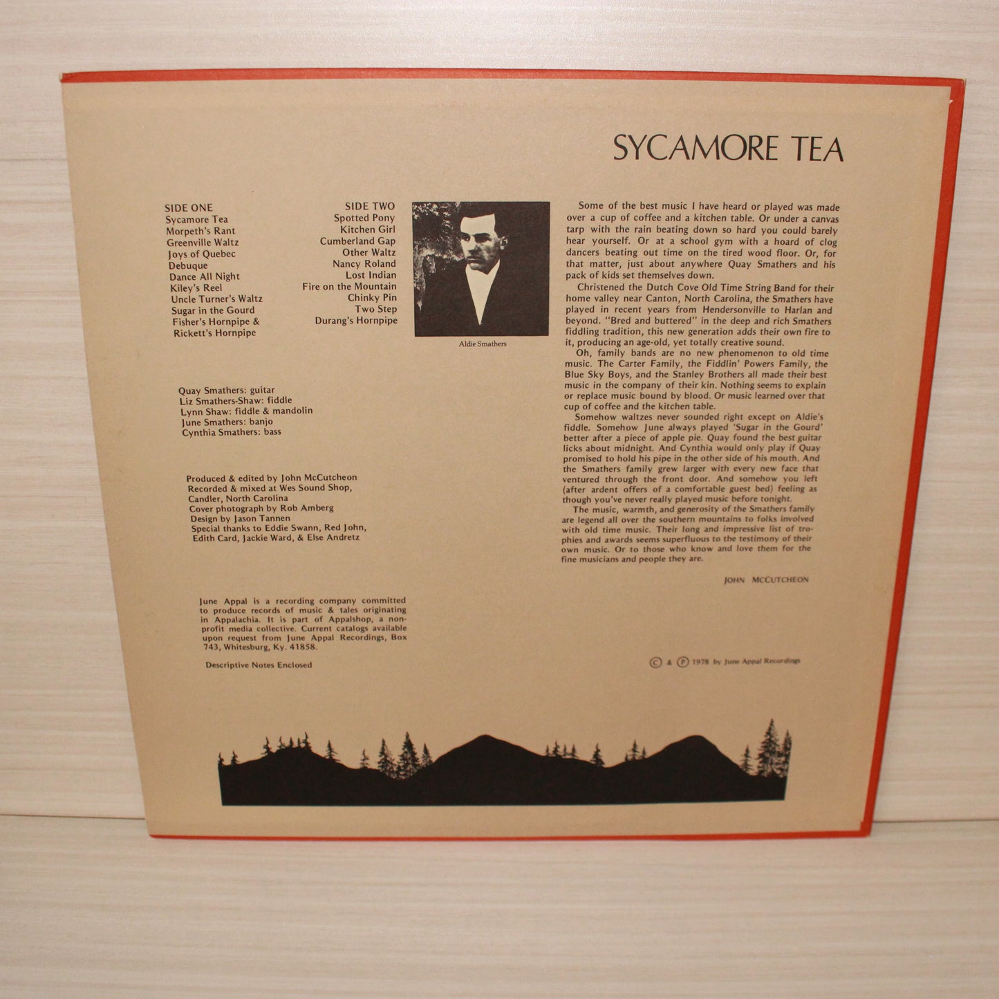 Dutch Cove Old Time String Band : Sycamore Tea (LP,Album)