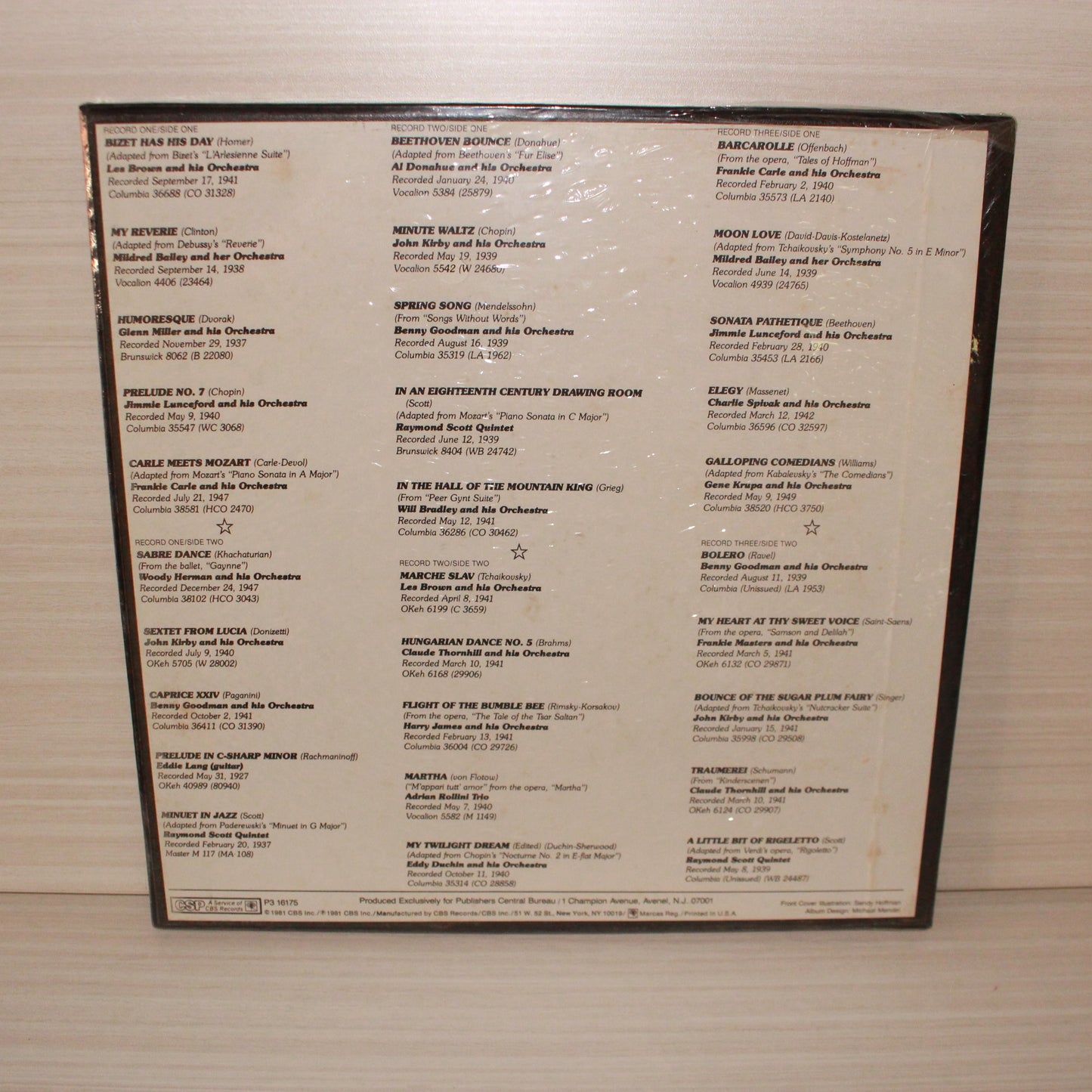Various : Swingin' The Classics (LP,Compilation,Mono)