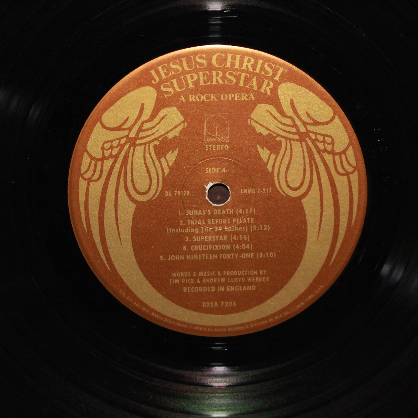 Andrew Lloyd Webber And Tim Rice : Jesus Christ Superstar (Album,Club Edition)