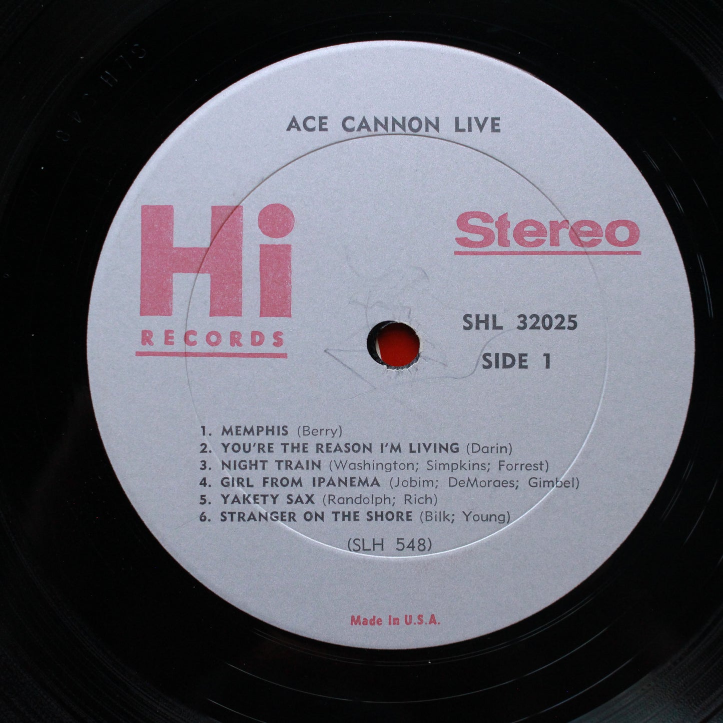 Ace Cannon : Live (LP,Stereo)