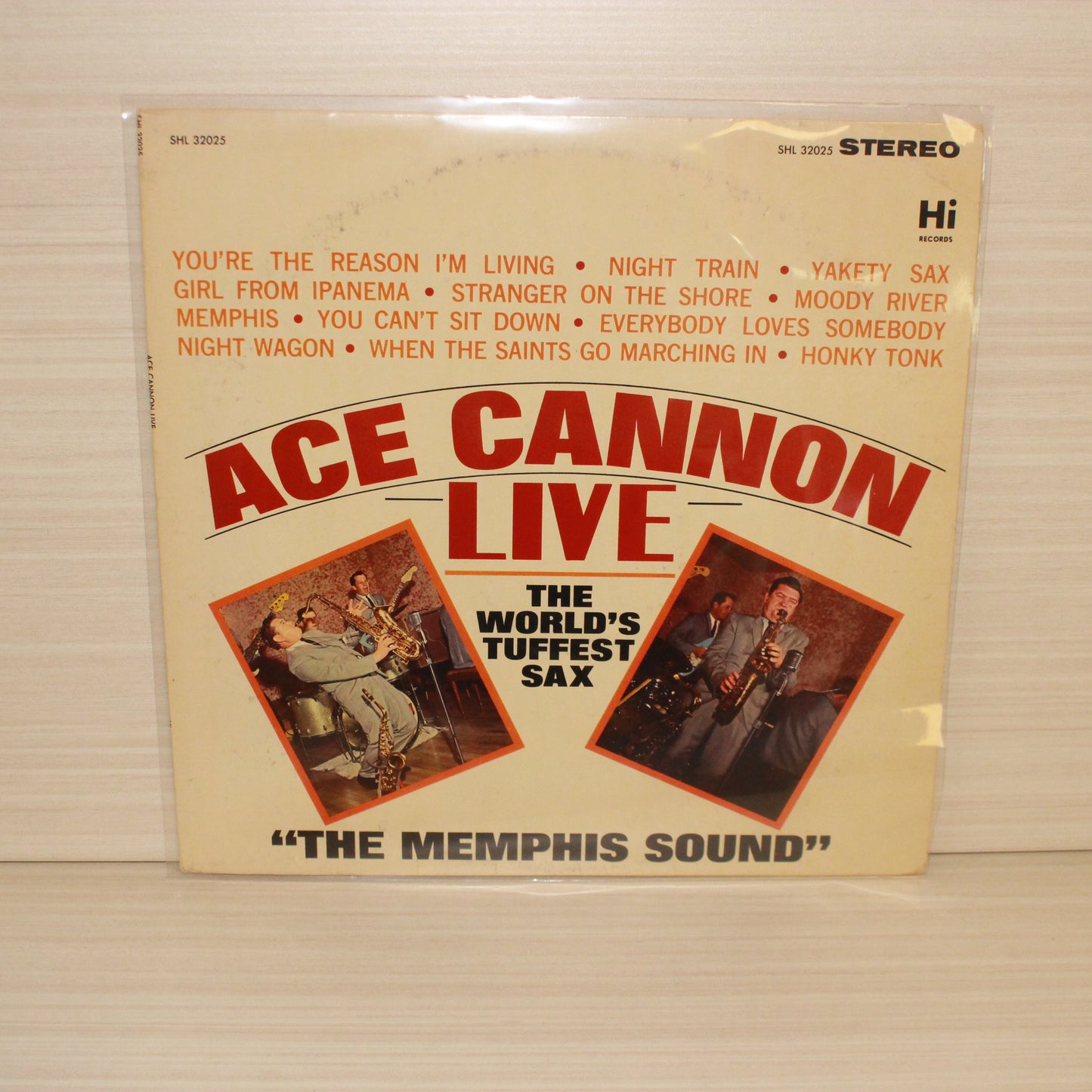 Ace Cannon : Live (LP,Stereo)