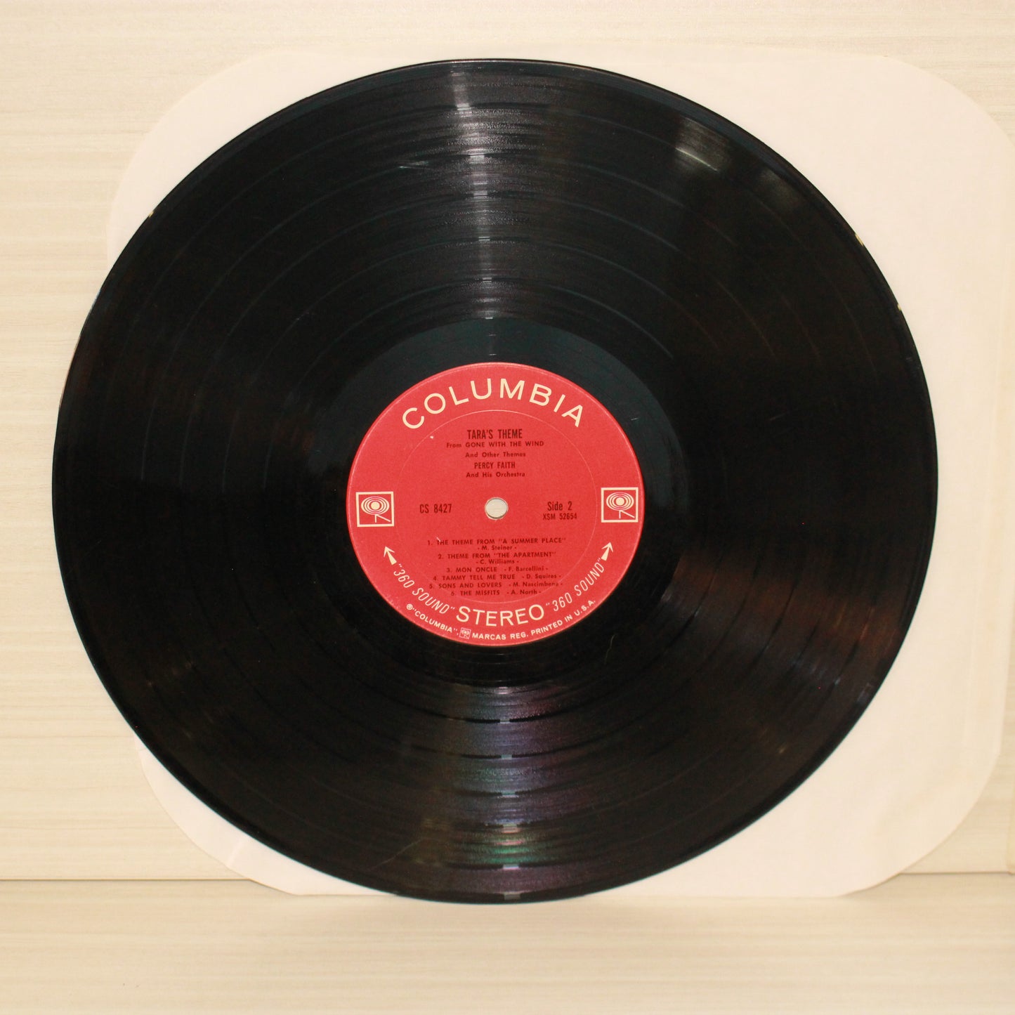 Percy Faith & His Orchestra : Tara's Theme From "Gone With The Wind" And Other Movie Themes (LP,Compilation,Reissue,Stereo)