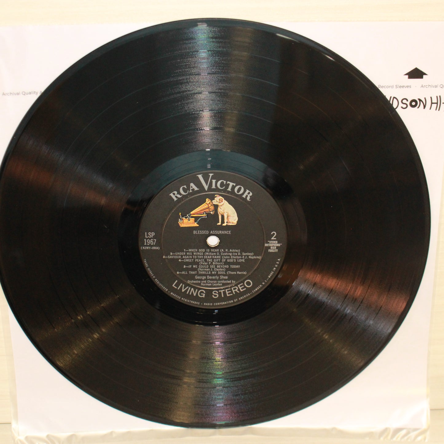 George Beverly Shea : Blessed Assurance (LP,Misprint,Stereo)
