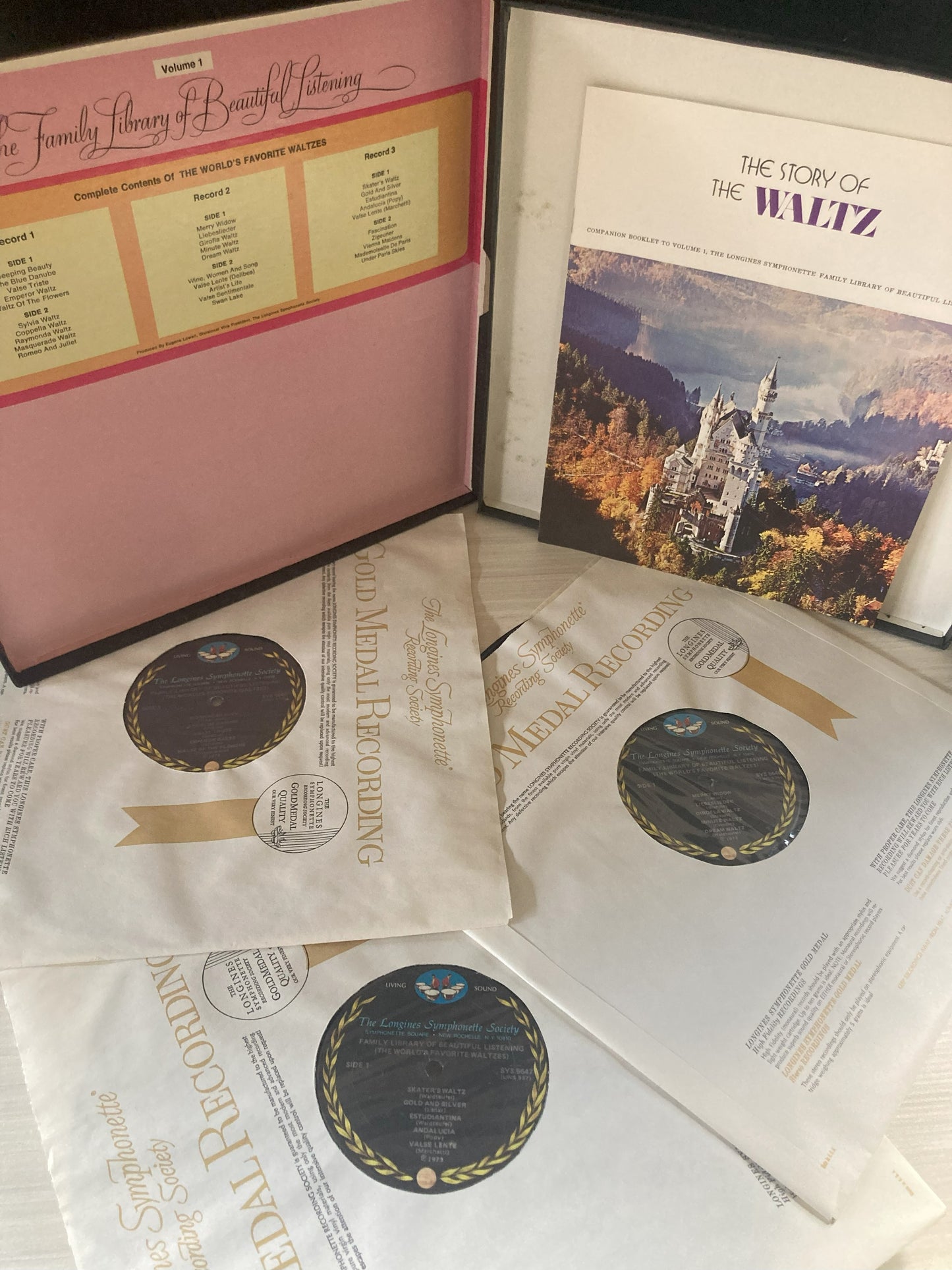 The Longines Symphonette : Treasury Of Waltzes (LP)