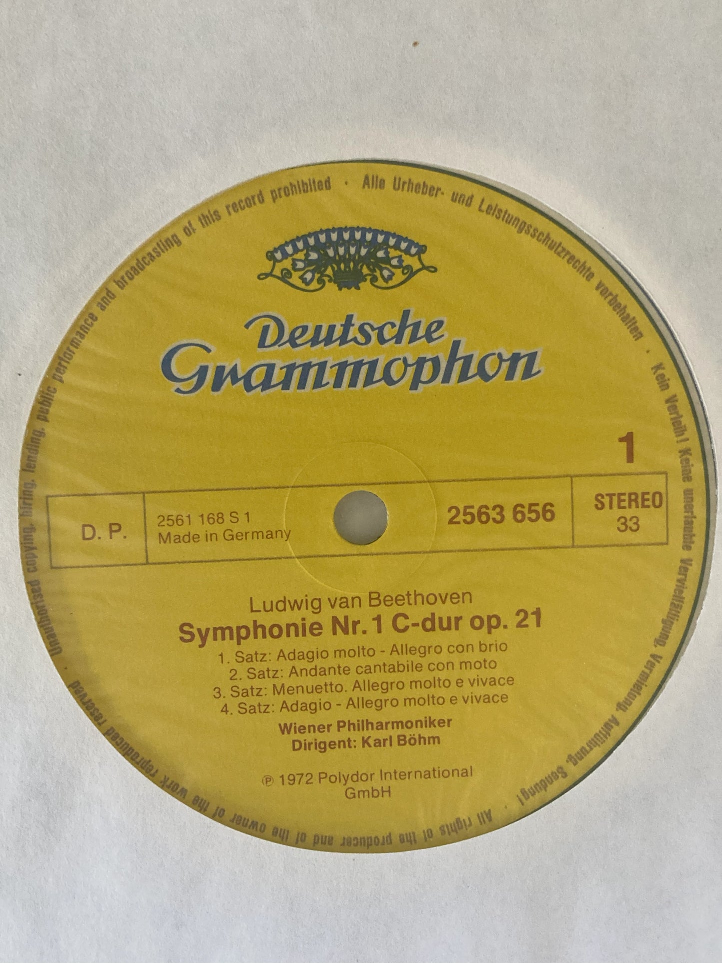Ludwig van Beethoven – Wiener Philharmoniker, Karl Böhm : 9 Symphonien (LP)