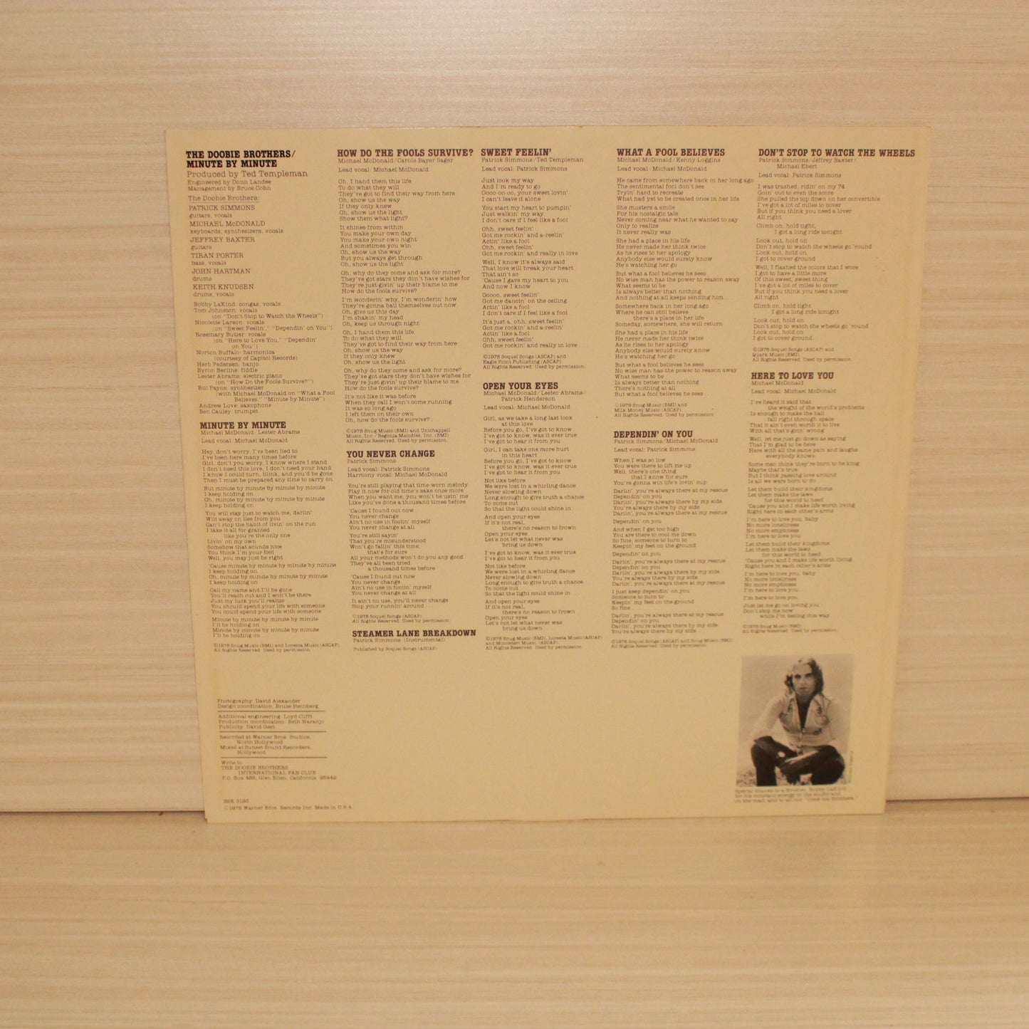 The Doobie Brothers : Minute By Minute (LP,Album,Stereo)