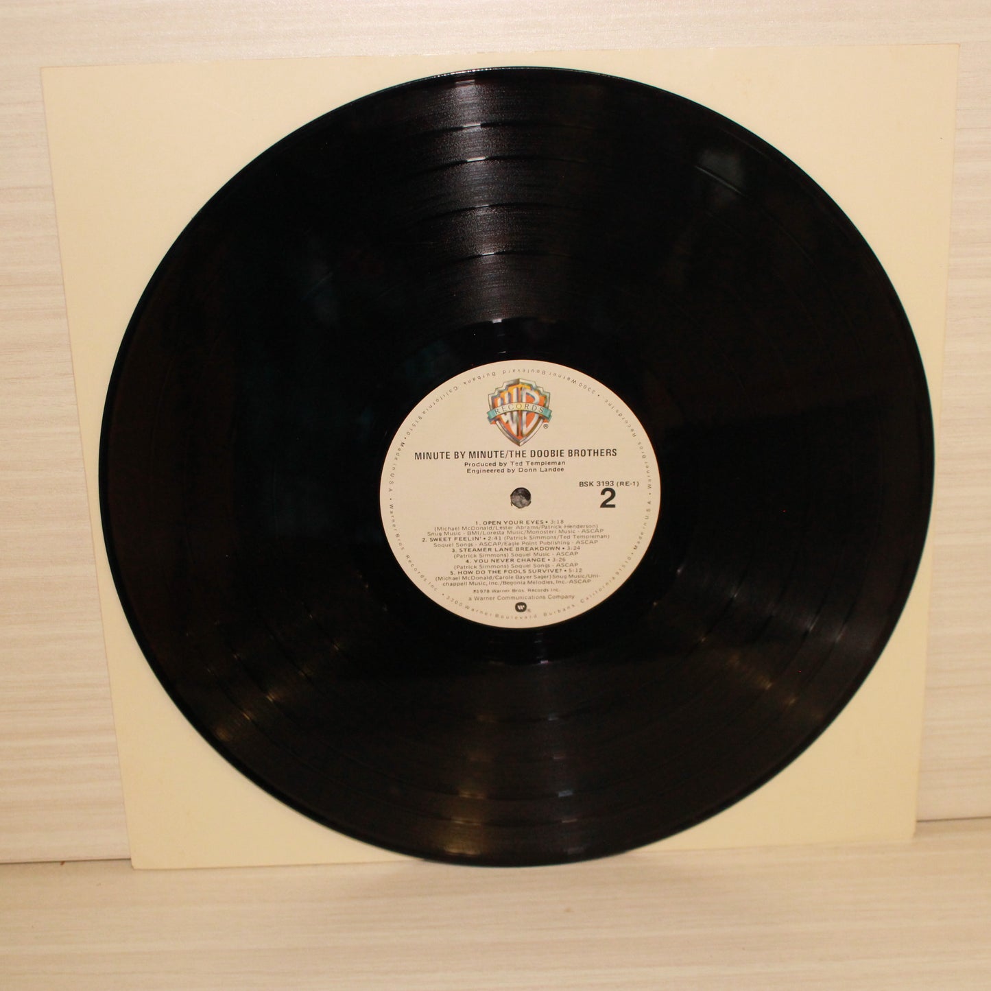 The Doobie Brothers : Minute By Minute (LP,Album,Stereo)