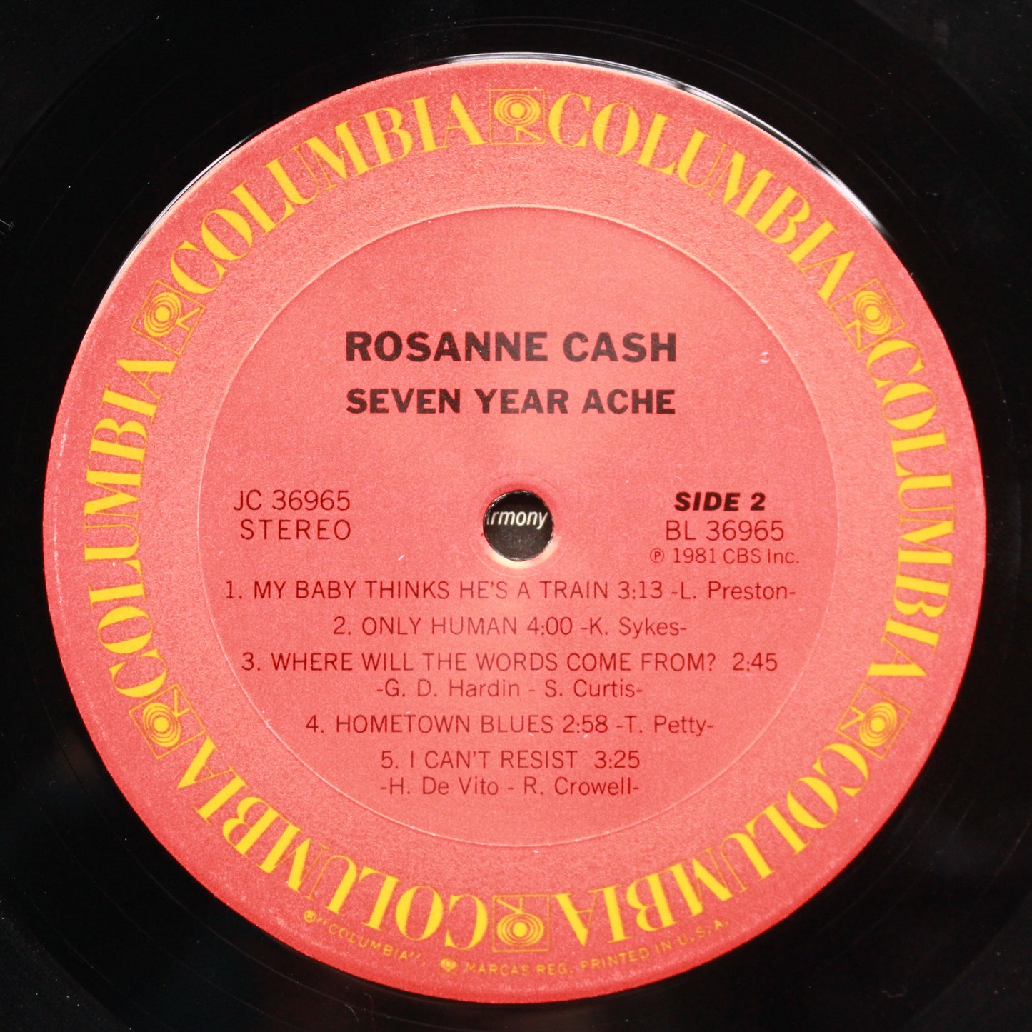 Rosanne Cash : Seven Year Ache (LP,Album,Stereo)