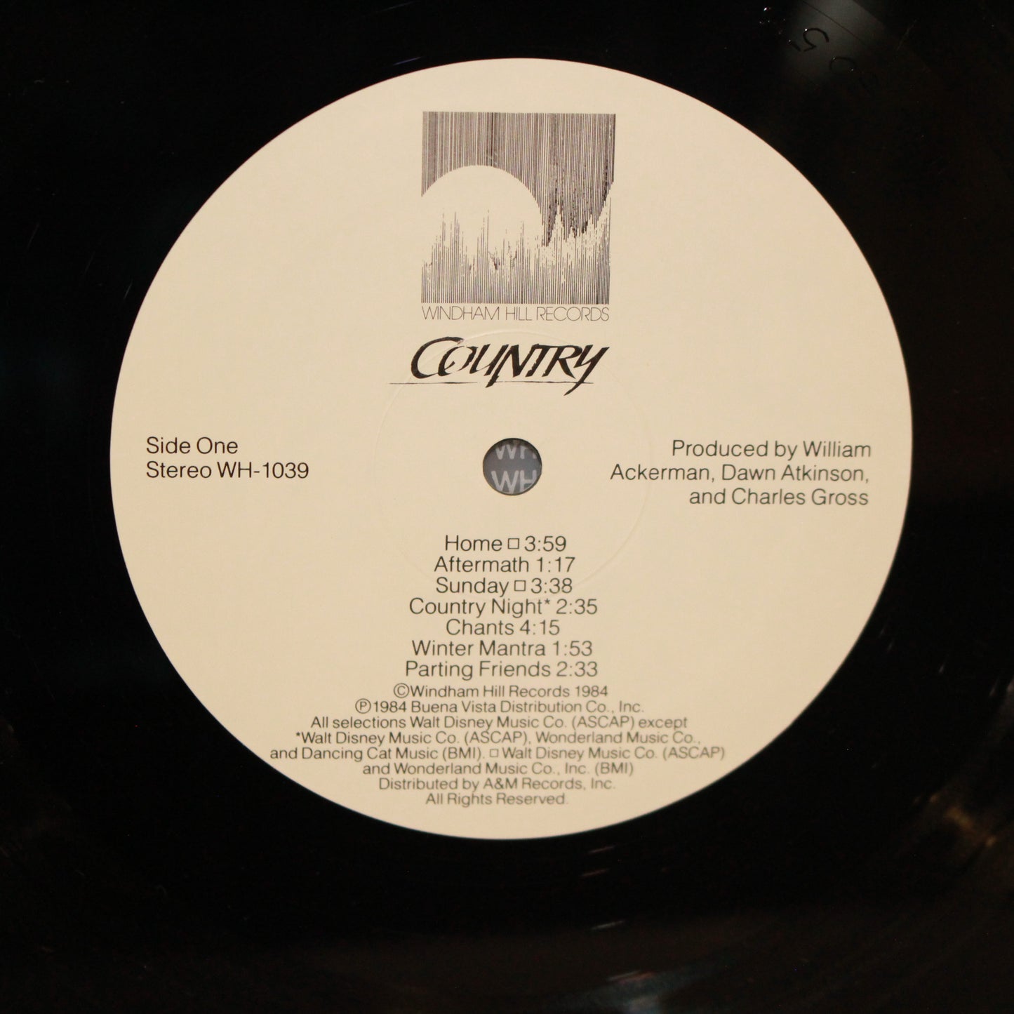 Charles Gross - Windham Hill Artists : Country (An Original Soundtrack Album) (LP,Album)