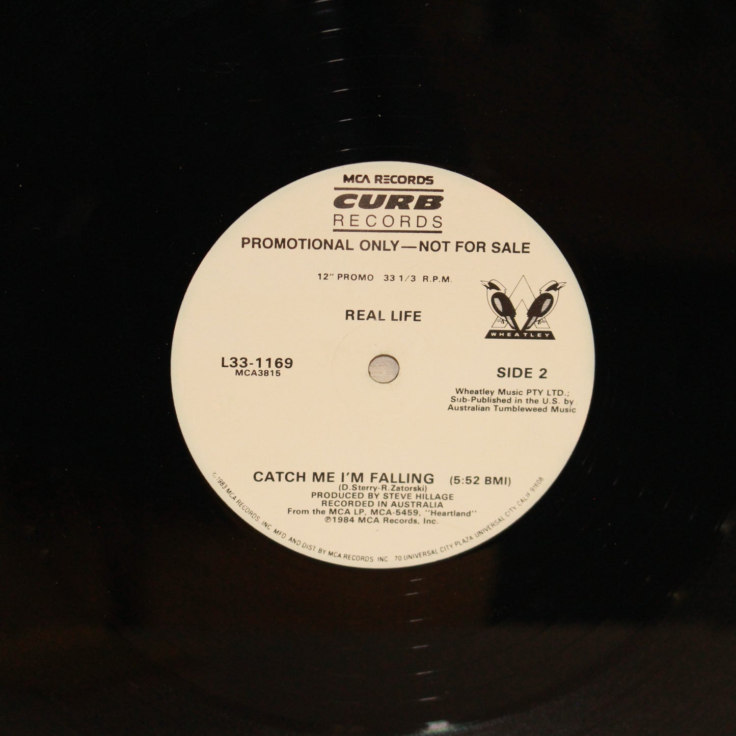 Real Life : Send Me An Angel / Catch Me I'm Falling (12",33 ⅓ RPM,Promo)