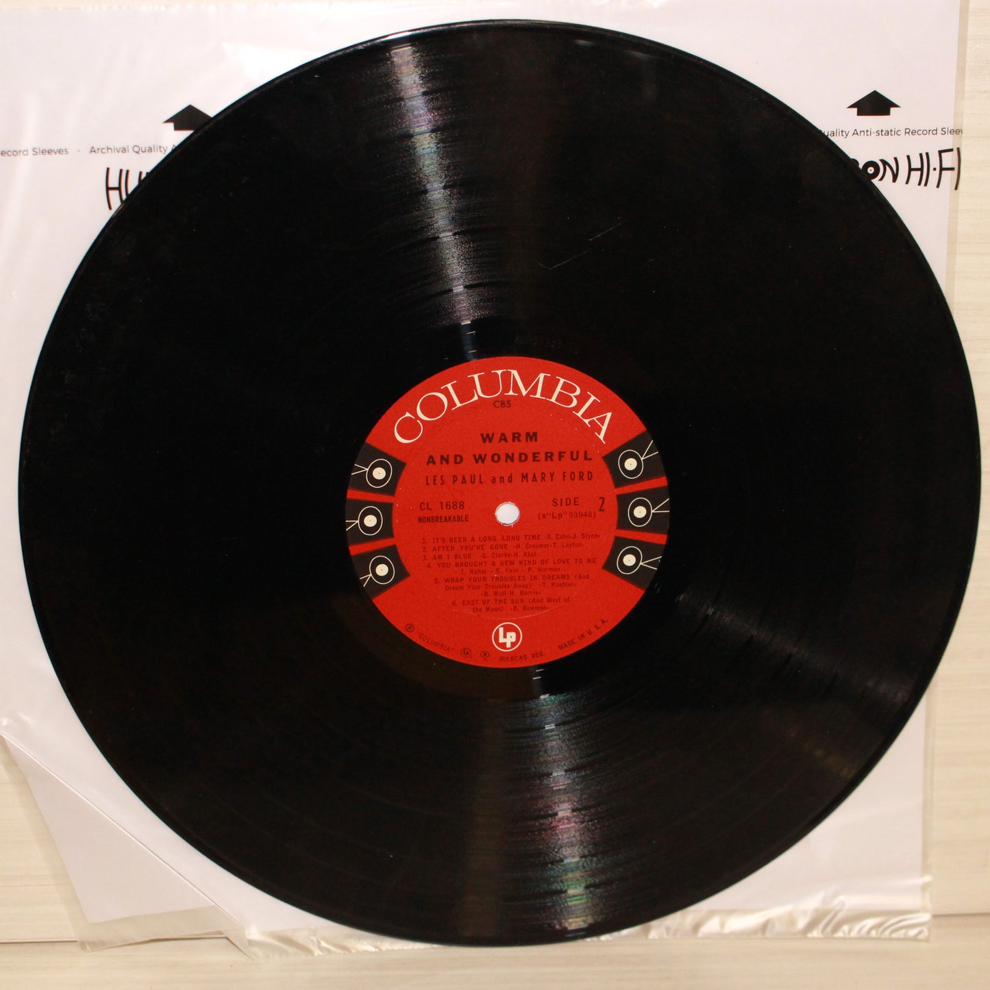 Les Paul & Mary Ford : Warm And Wonderful (LP,Album,Mono)