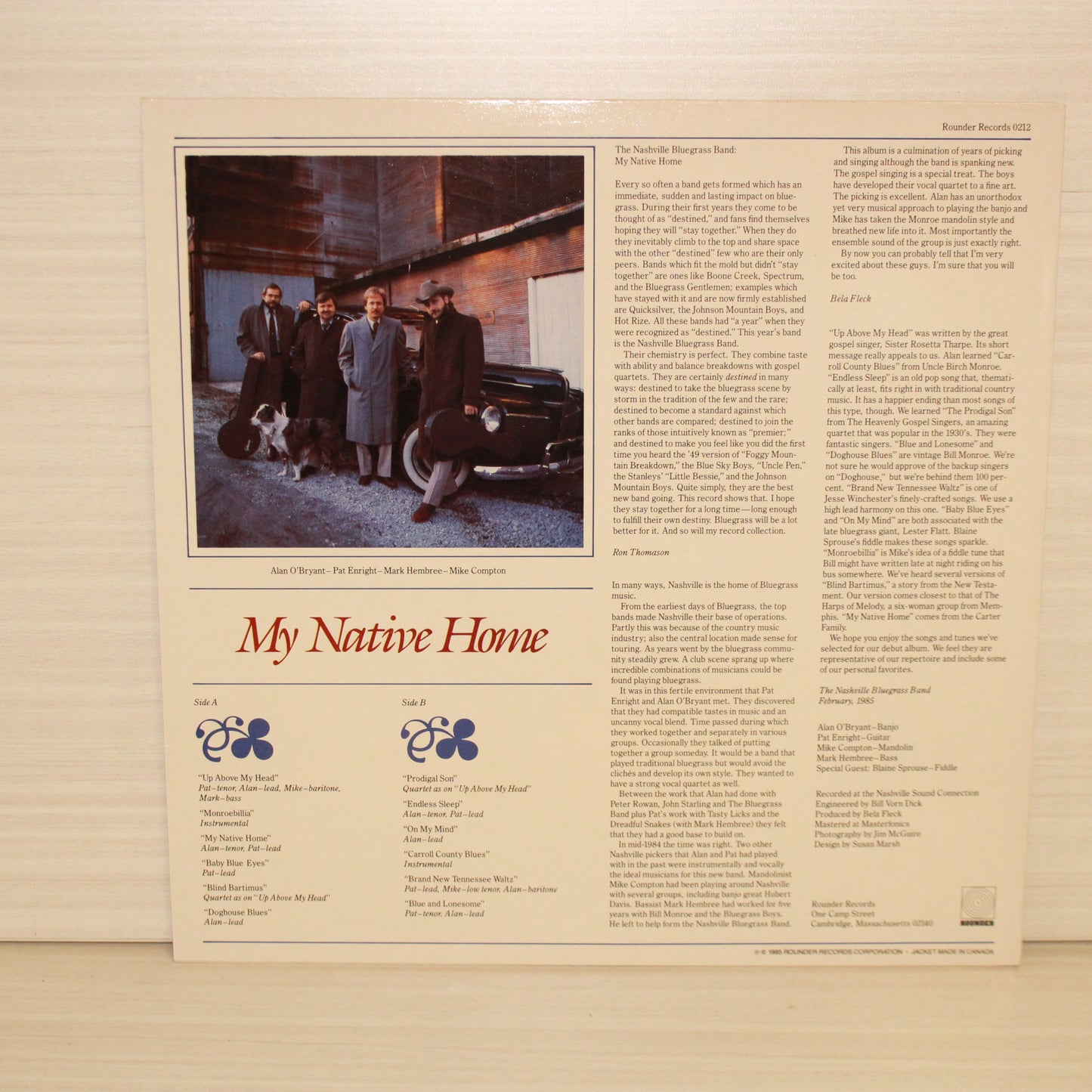The Nashville Bluegrass Band : My Native Home (LP,Album)