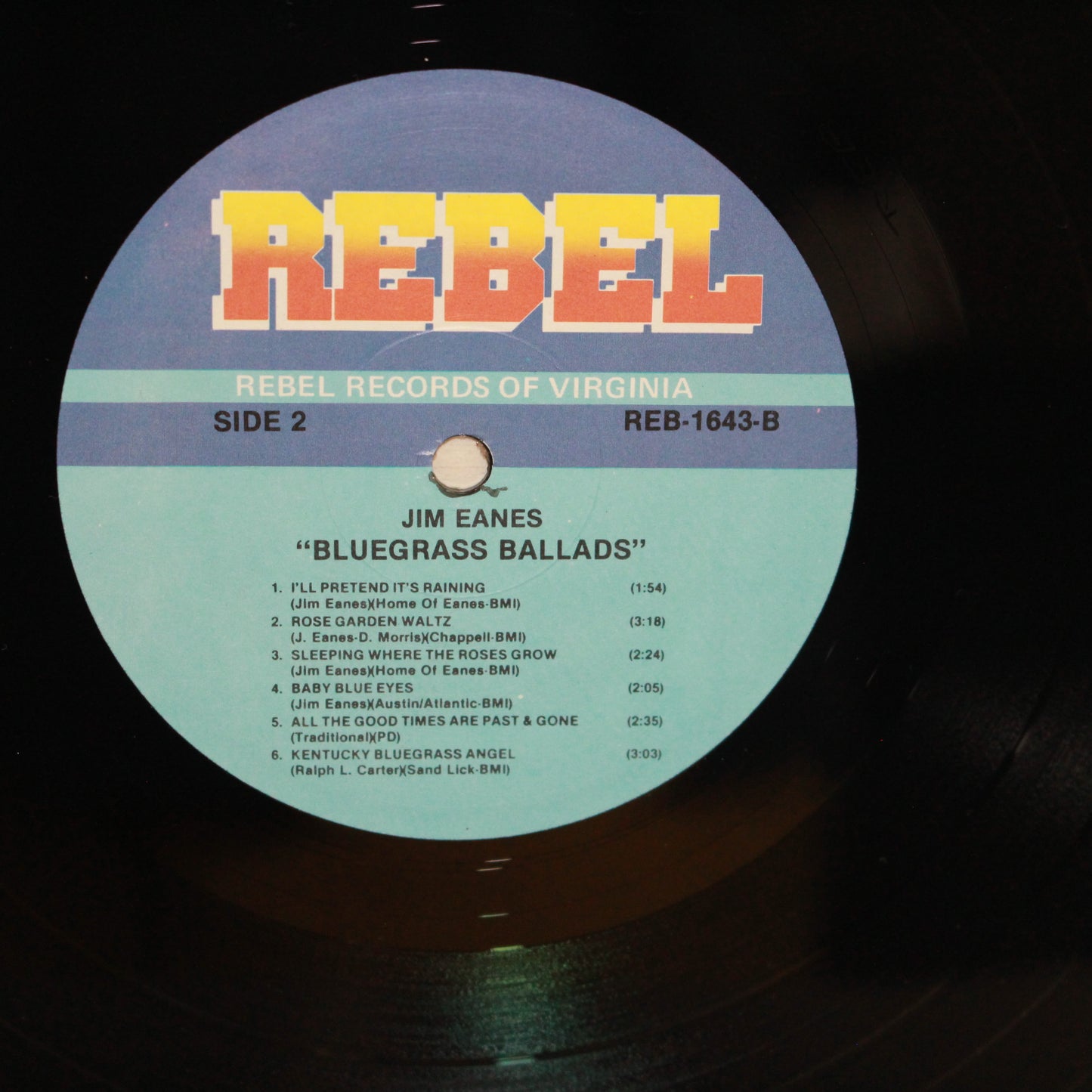 Jim Eanes : Bluegrass Ballads (LP,Compilation)