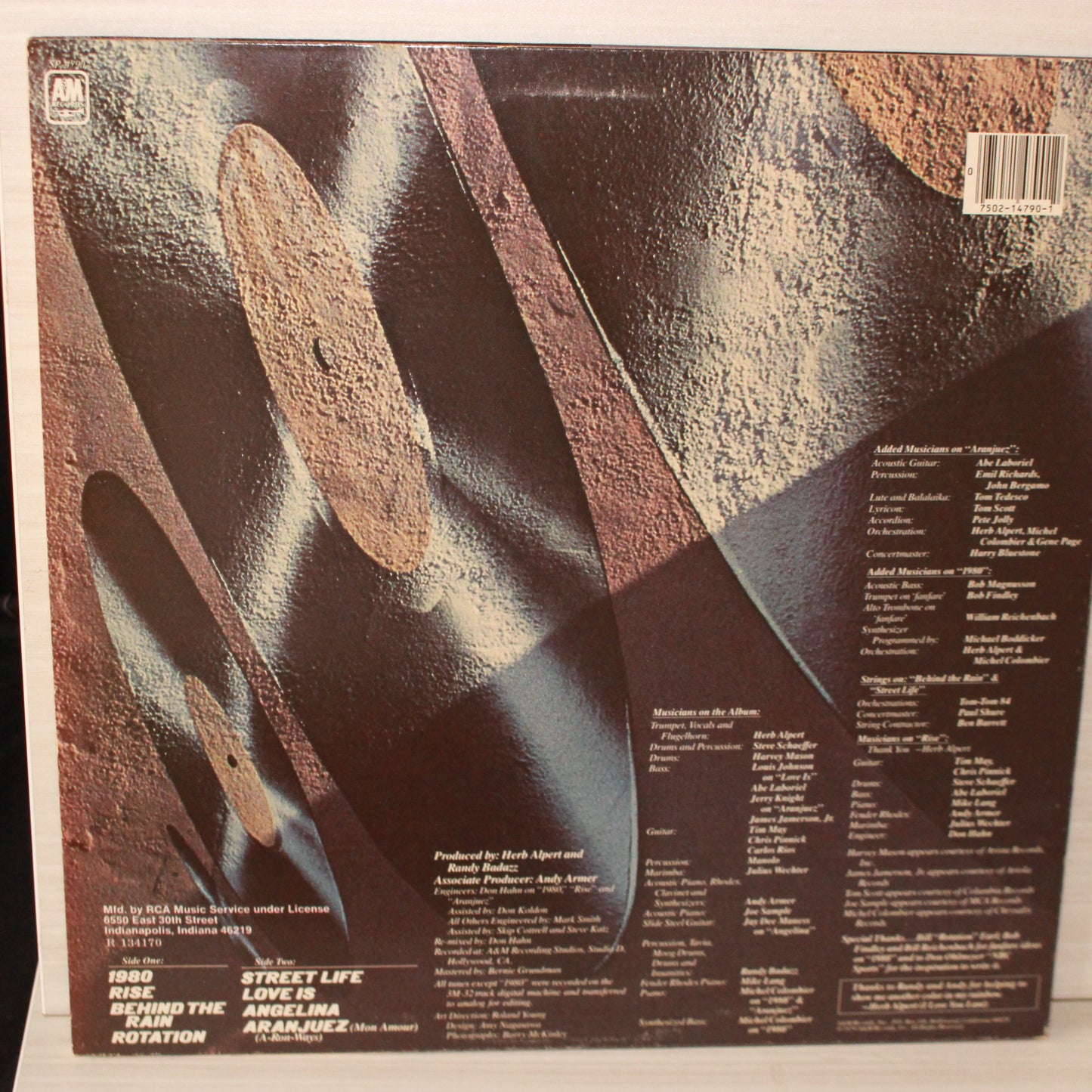 Herb Alpert : Rise (LP,Album,Club Edition,Remastered)