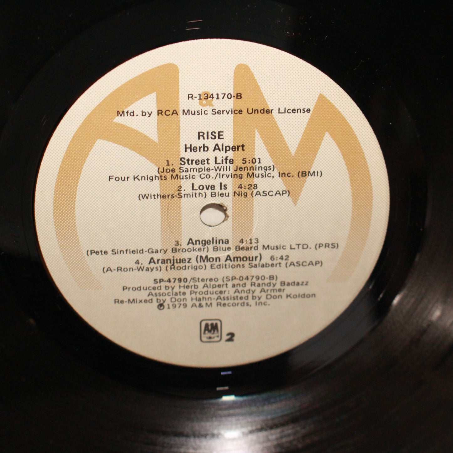 Herb Alpert : Rise (LP,Album,Club Edition,Remastered)