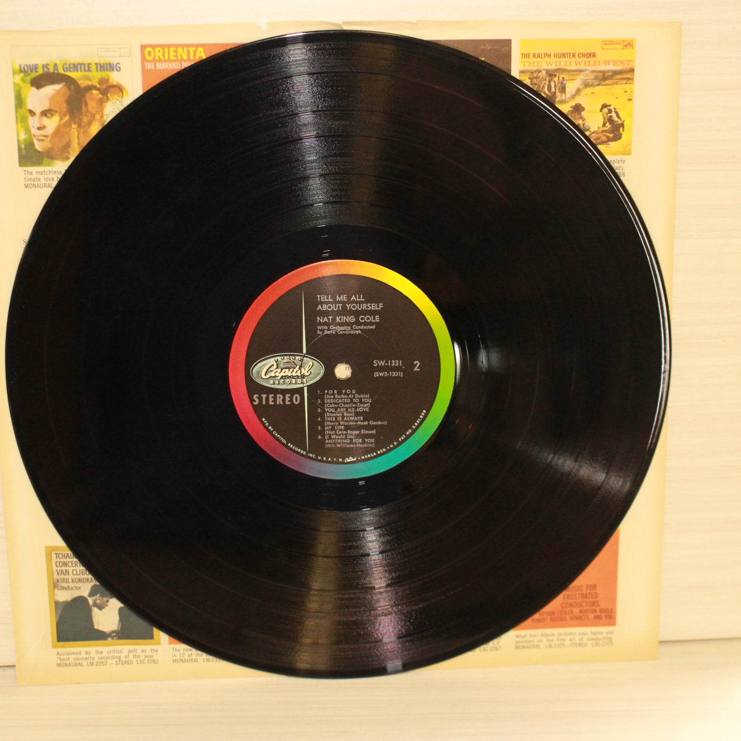 Nat King Cole : Tell Me All About Yourself (LP,Album,Mono)