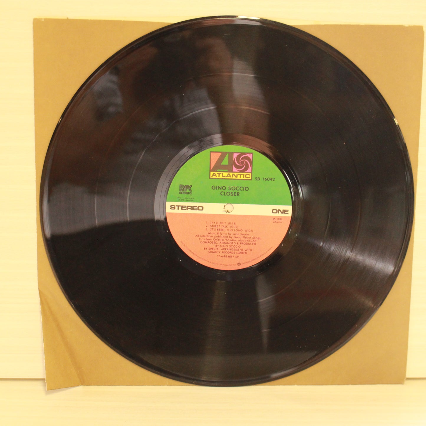 Gino Soccio : Closer (LP,Album,Stereo)