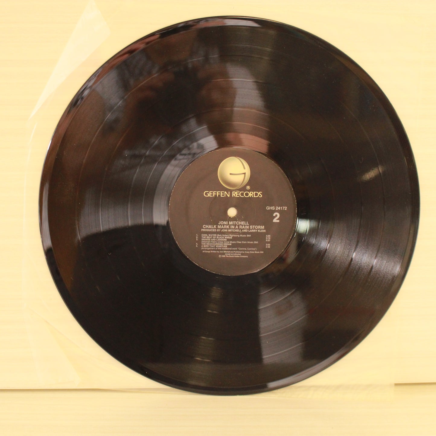 Joni Mitchell : Chalk Mark In A Rain Storm (LP,Album,Stereo)