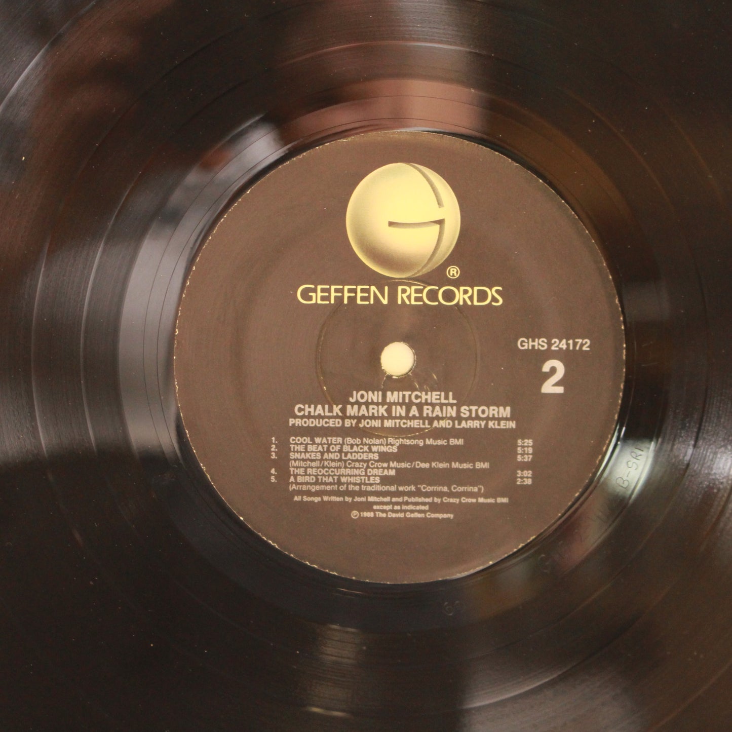 Joni Mitchell : Chalk Mark In A Rain Storm (LP,Album,Stereo)