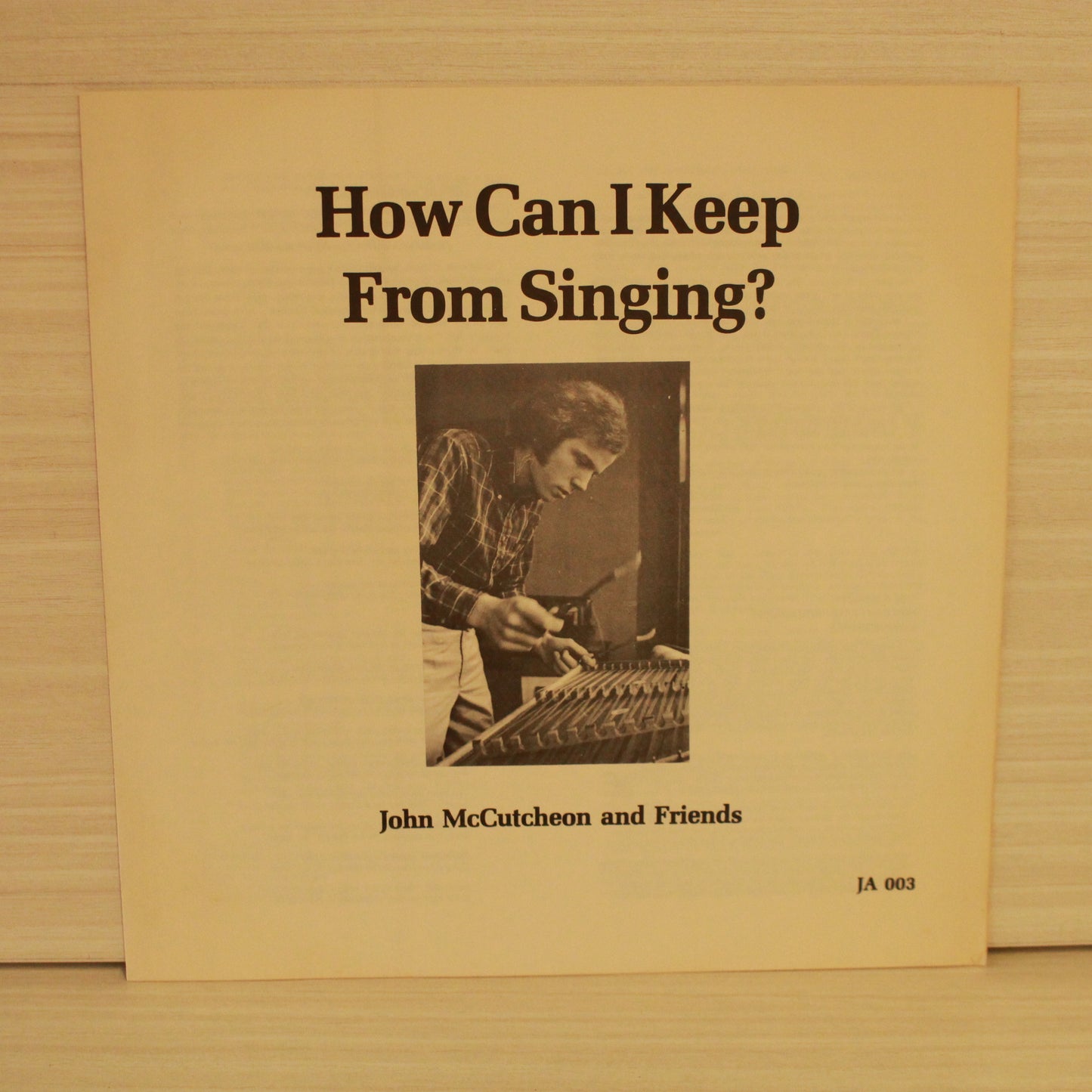 John McCutcheon : How Can I Keep From Singing? (LP)