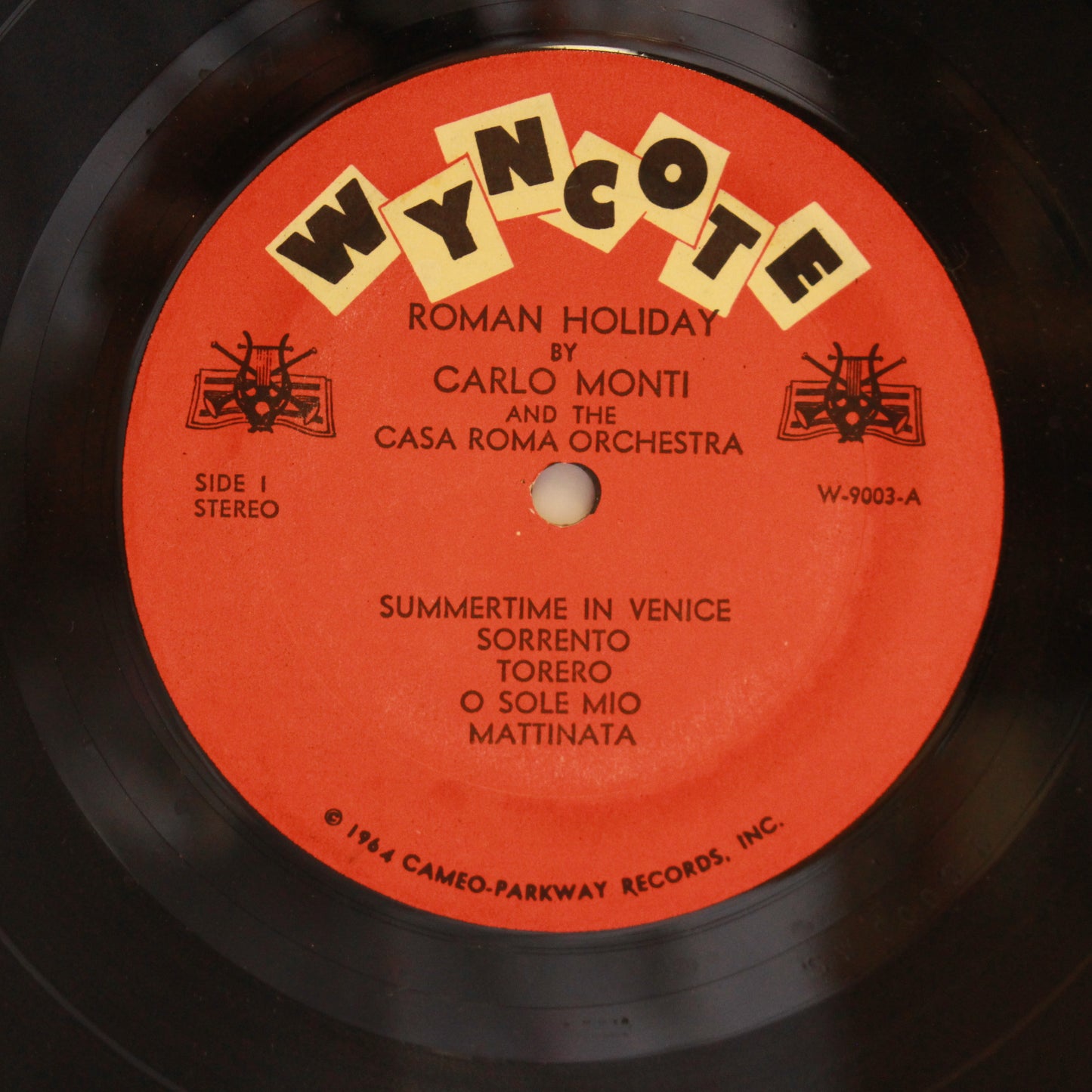 Carlo Monti And The Casa Roma Orchestra : Roman Holiday (LP,Album,Stereo)