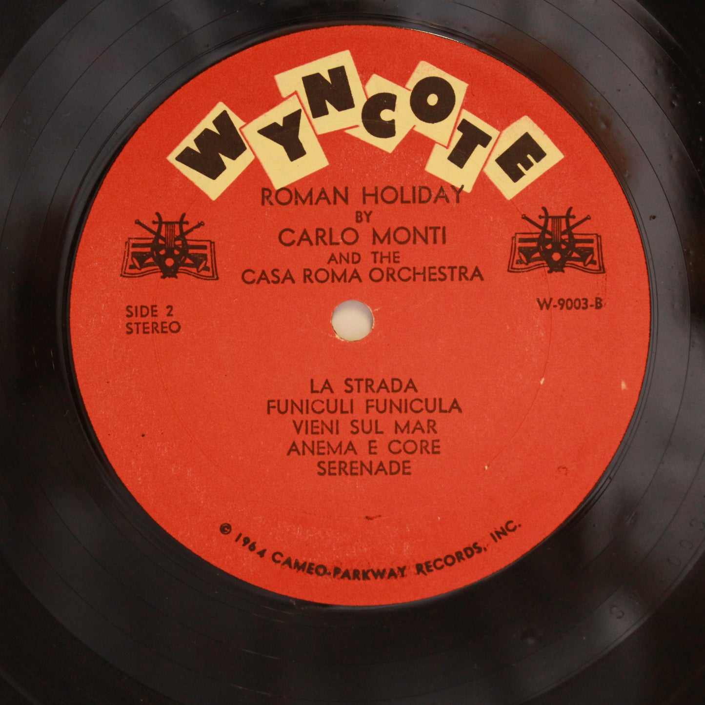 Carlo Monti And The Casa Roma Orchestra : Roman Holiday (LP,Album,Stereo)