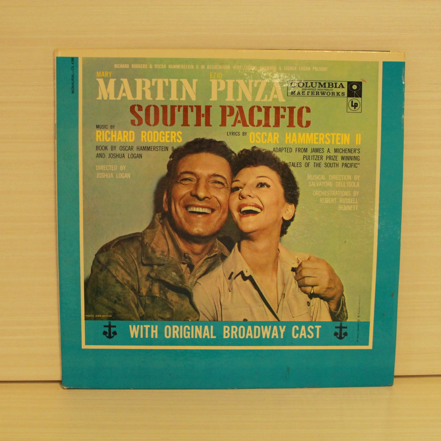 Rodgers & Hammerstein / Featuring Mary Martin, Ezio Pinza With "South Pacific" Original Broadway Cast : South Pacific (LP,Album,Reissue,Mono)