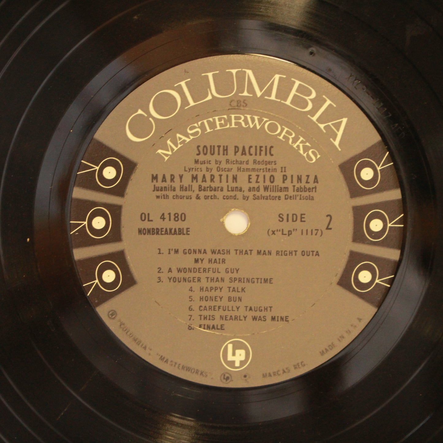 Rodgers & Hammerstein / Featuring Mary Martin, Ezio Pinza With "South Pacific" Original Broadway Cast : South Pacific (LP,Album,Reissue,Mono)