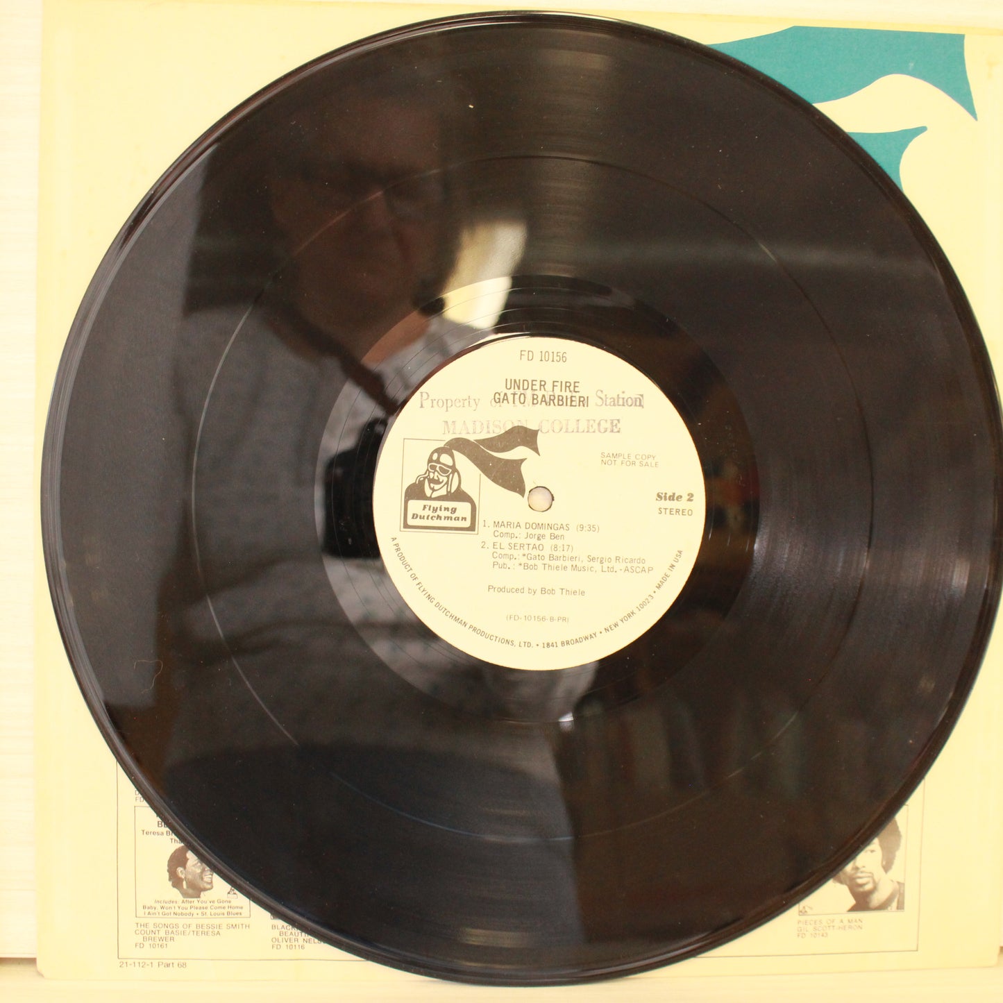 Gato Barbieri : The Legend Of Gato Barbieri (LP,Compilation,White Label)