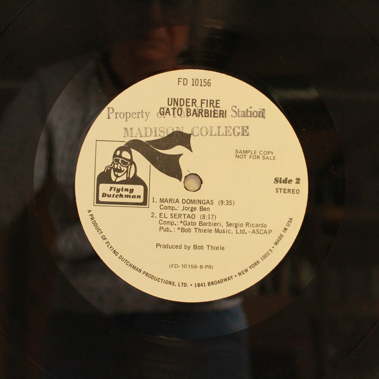 Gato Barbieri : The Legend Of Gato Barbieri (LP,Compilation,White Label)