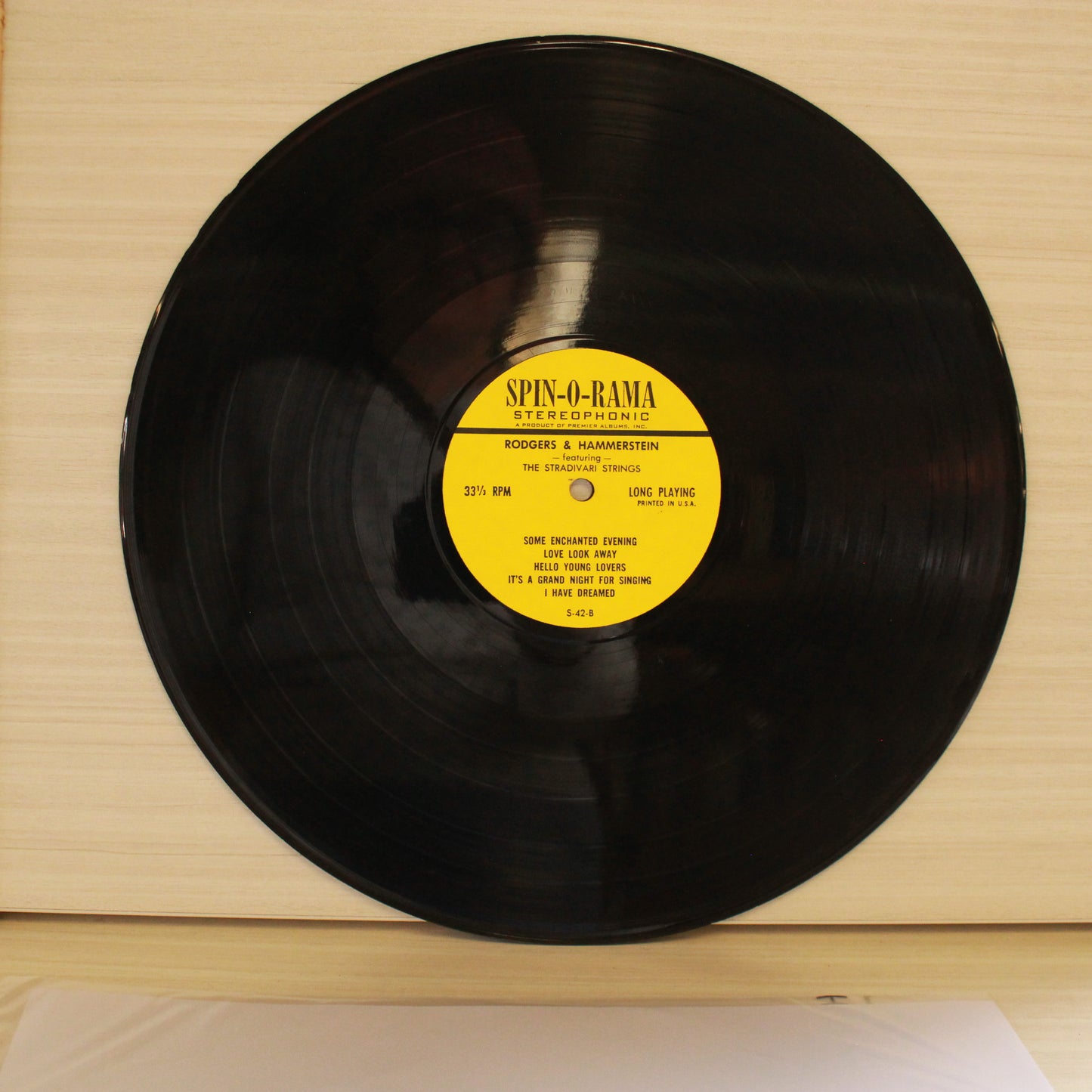 Stradivari Strings : Ping Pong Percussion: Rodgers & Hammerstein (LP,Stereo)