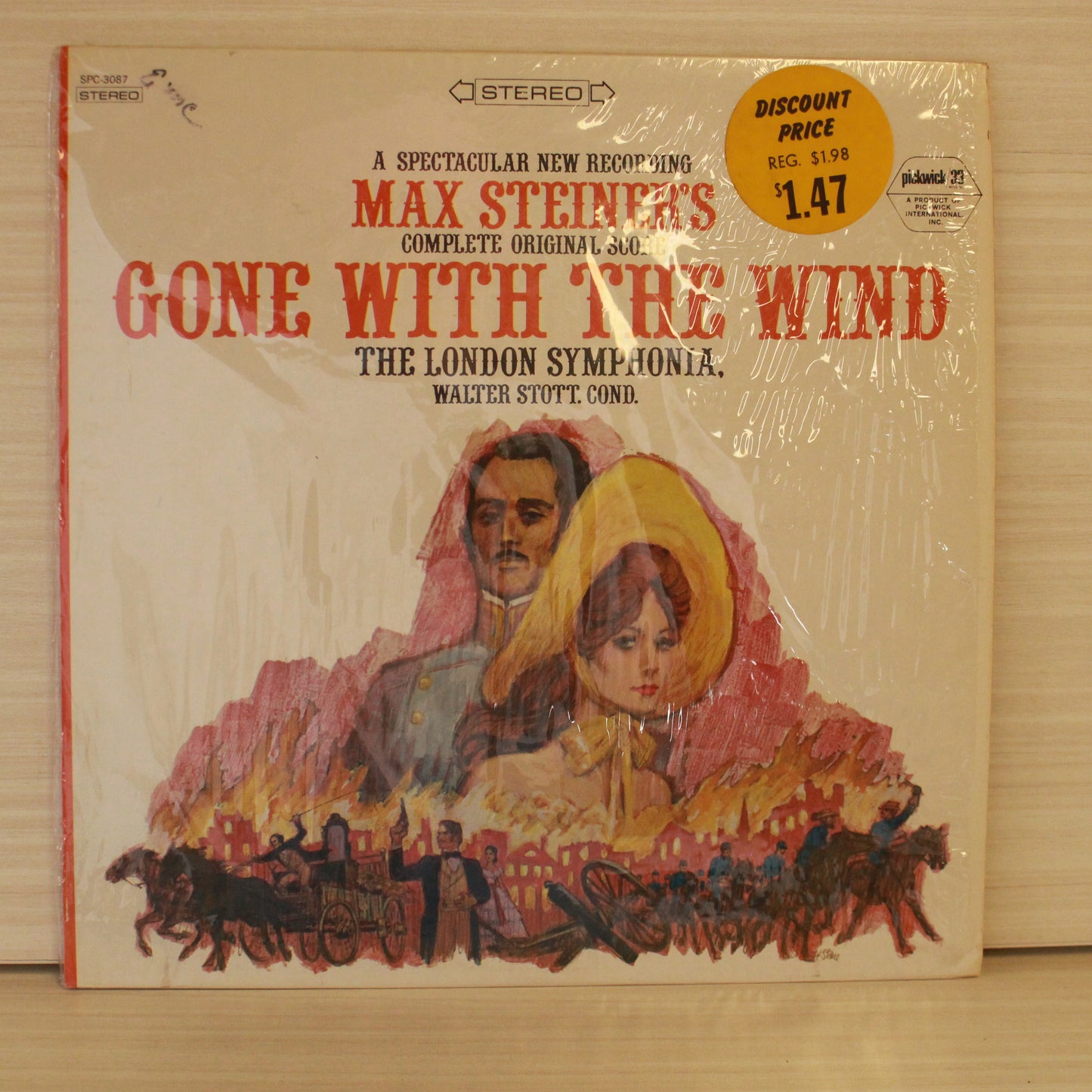 Symphonia Orchestra : Max Steiner's Complete Original Score Gone With The Wind (LP,Album)