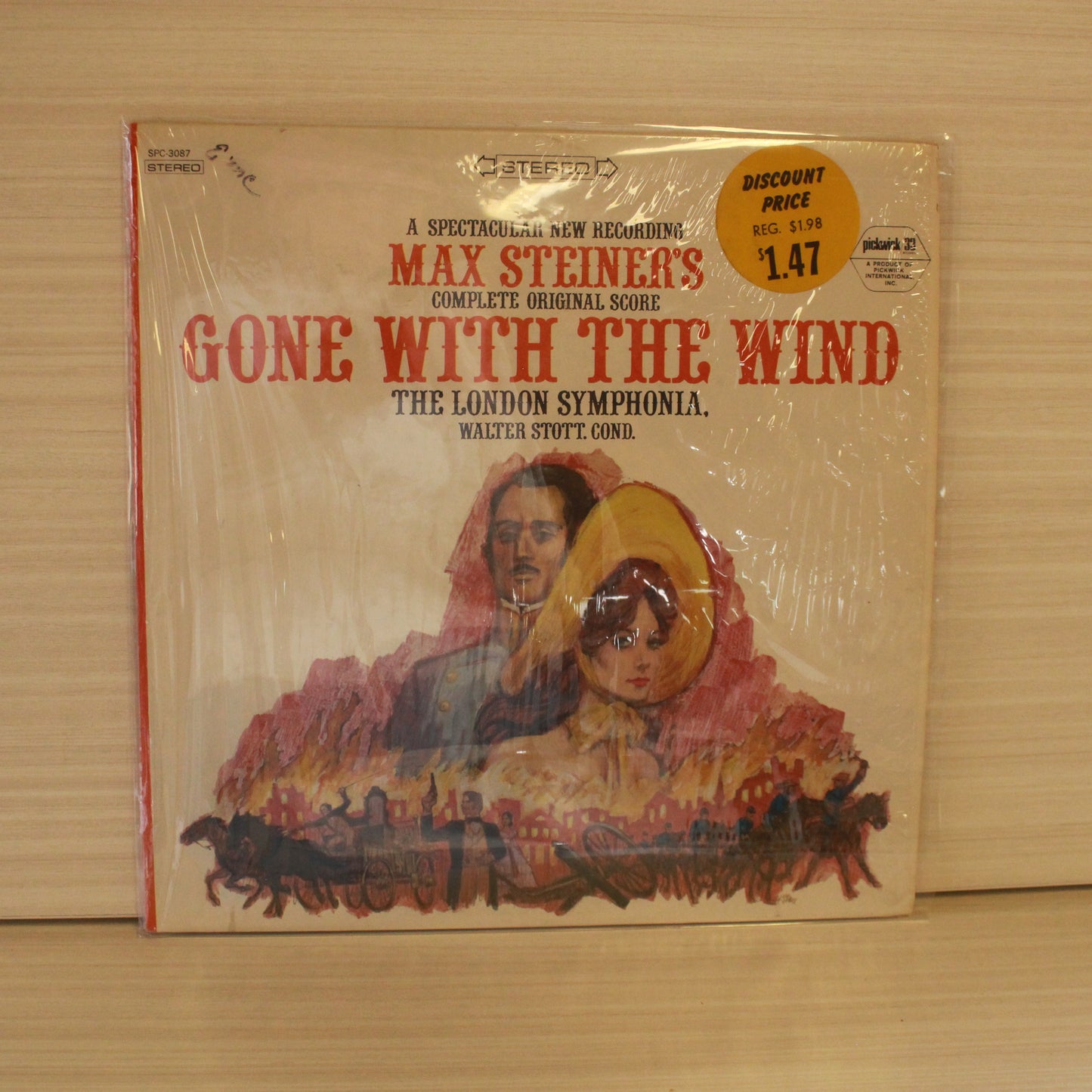 Symphonia Orchestra : Max Steiner's Complete Original Score Gone With The Wind (LP,Album)