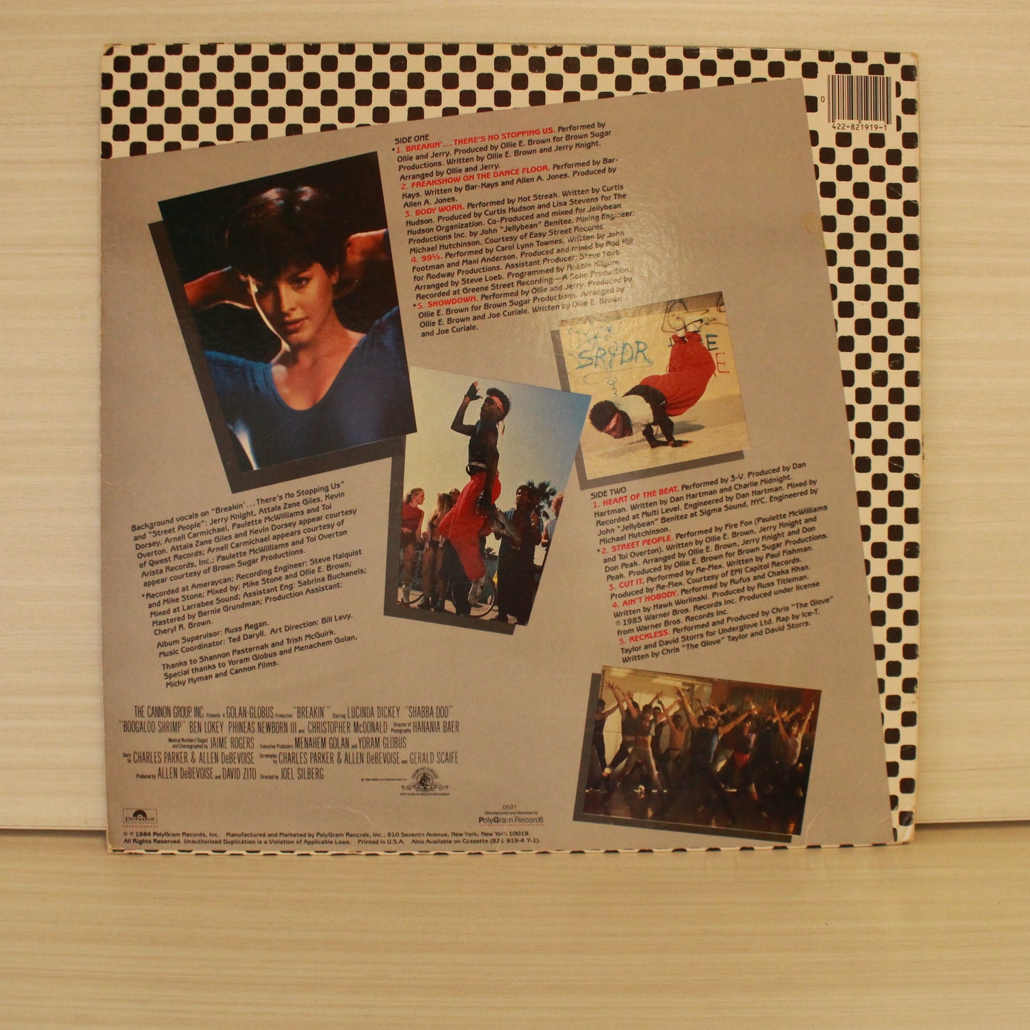 Various : Breakin' - Original Motion Picture Soundtrack (LP,Compilation)