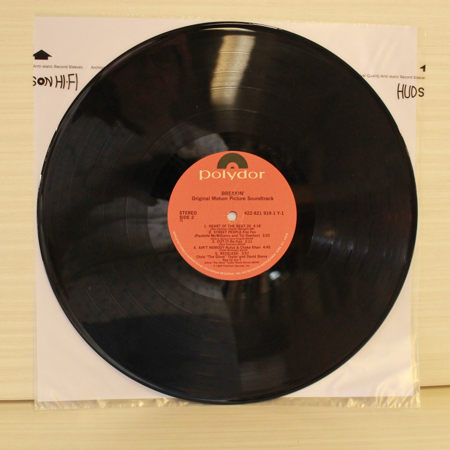 Various : Breakin' - Original Motion Picture Soundtrack (LP,Compilation)