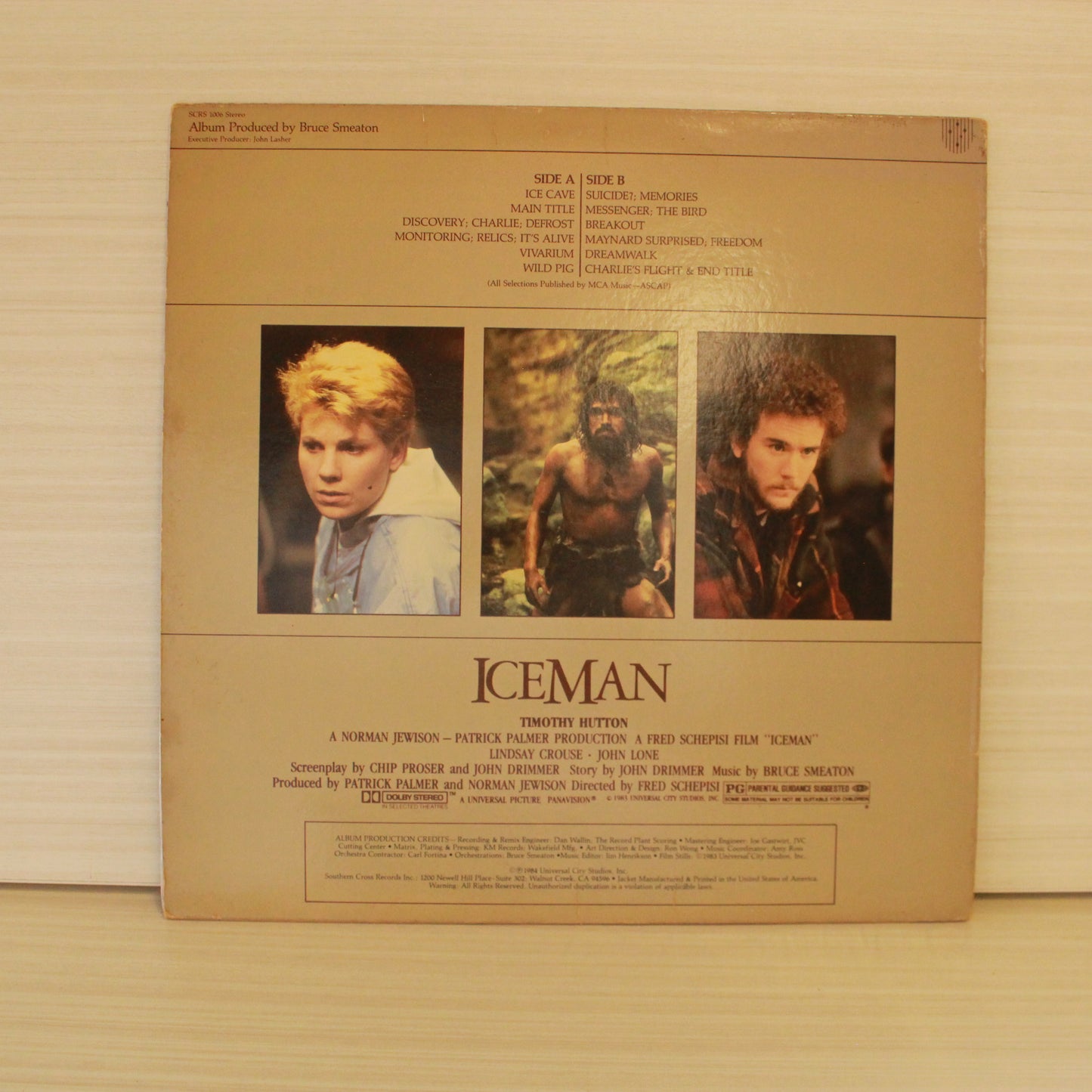 Bruce Smeaton : Iceman (Original Motion Picture Soundtrack) (LP,Album)