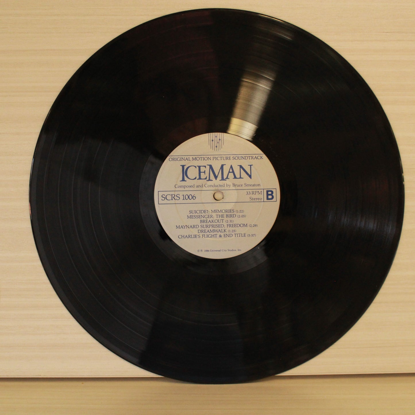 Bruce Smeaton : Iceman (Original Motion Picture Soundtrack) (LP,Album)