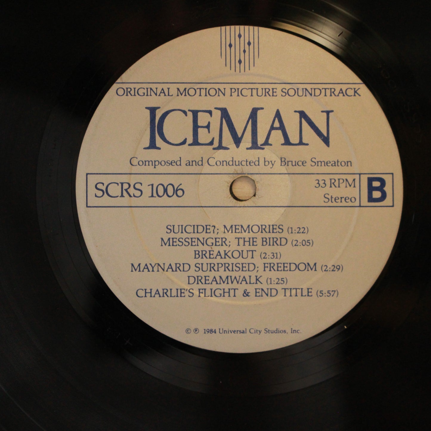 Bruce Smeaton : Iceman (Original Motion Picture Soundtrack) (LP,Album)
