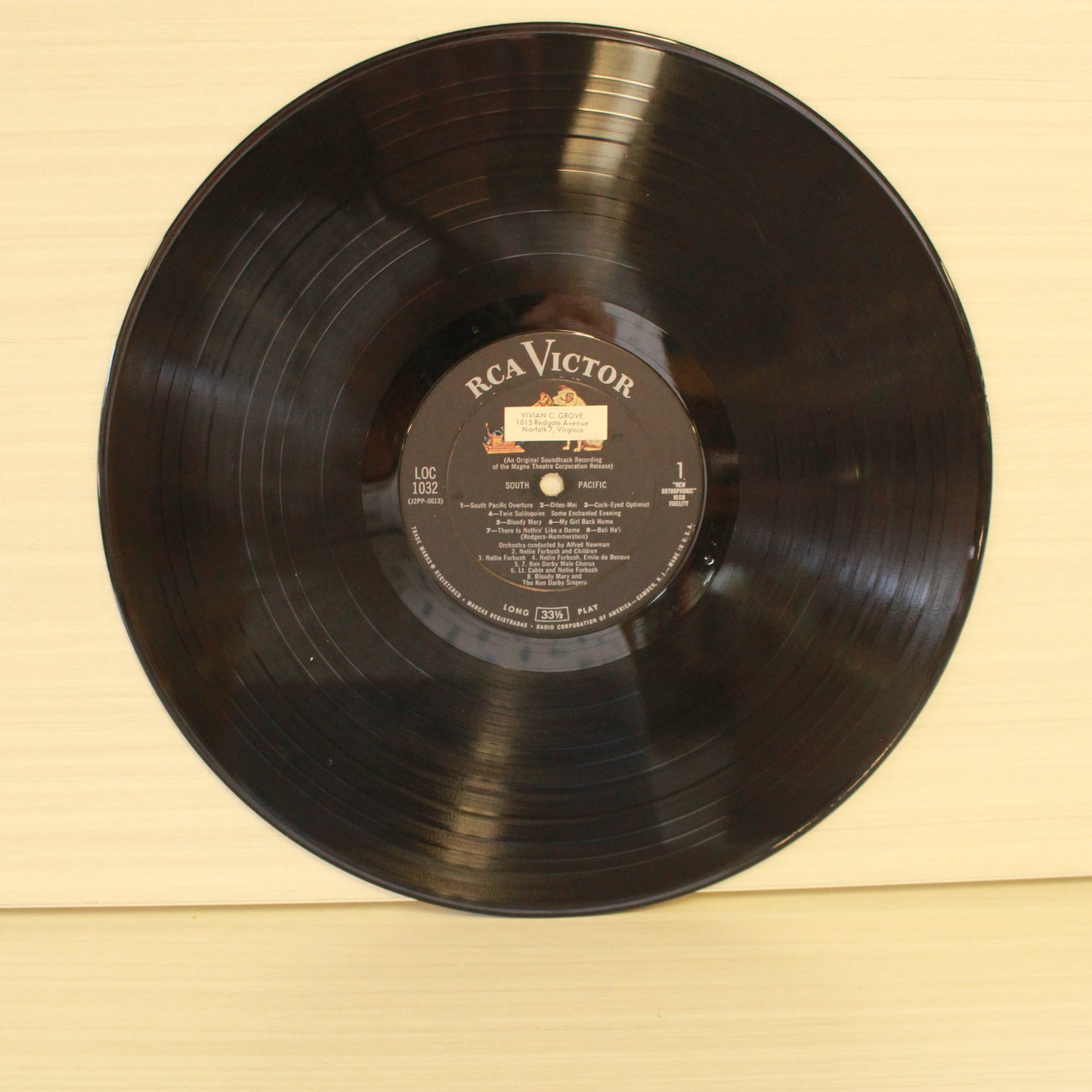 Rodgers & Hammerstein : South Pacific (LP,Album,Mono)