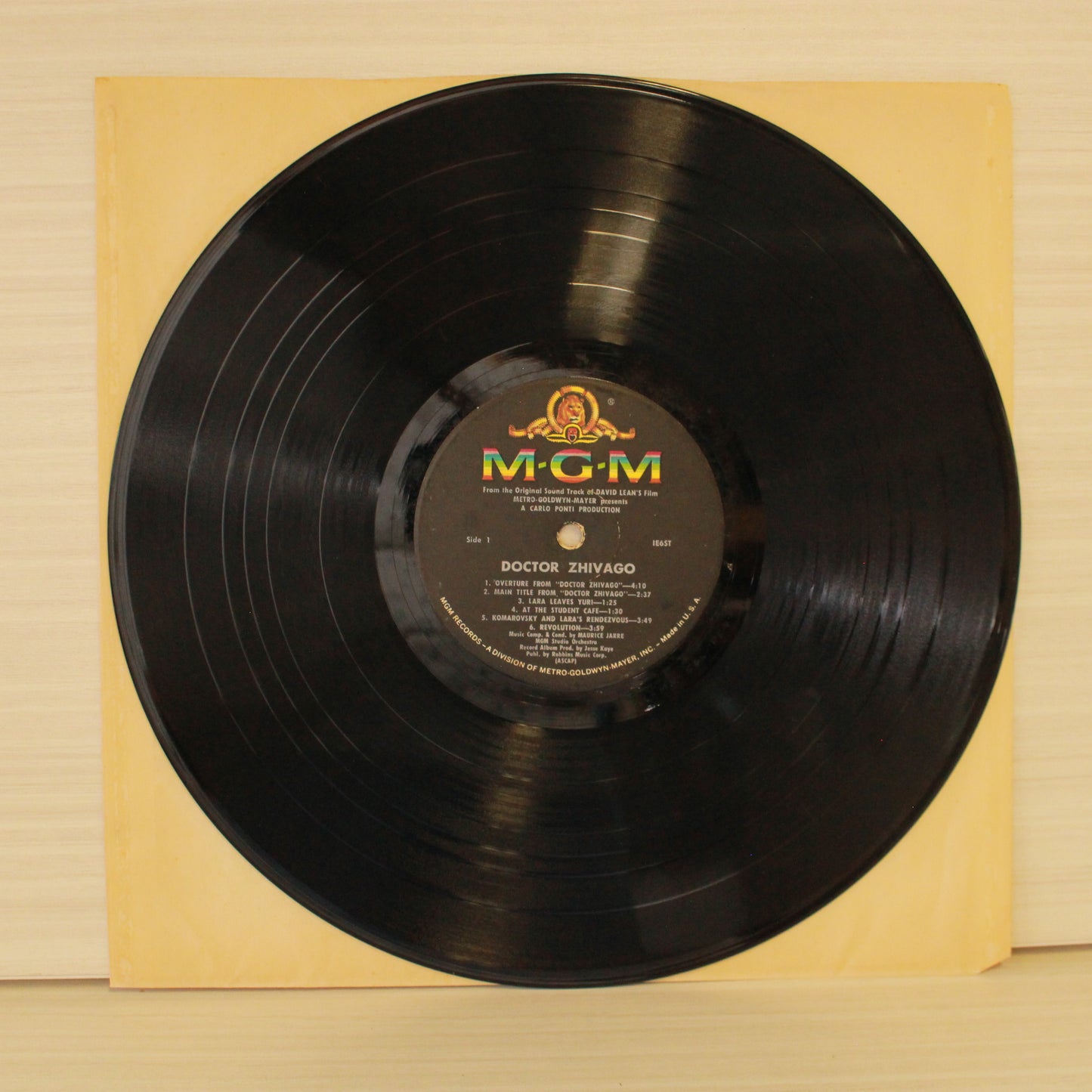 Maurice Jarre : Doctor Zhivago (Original Sound Track Album) (LP,Album,Mono)