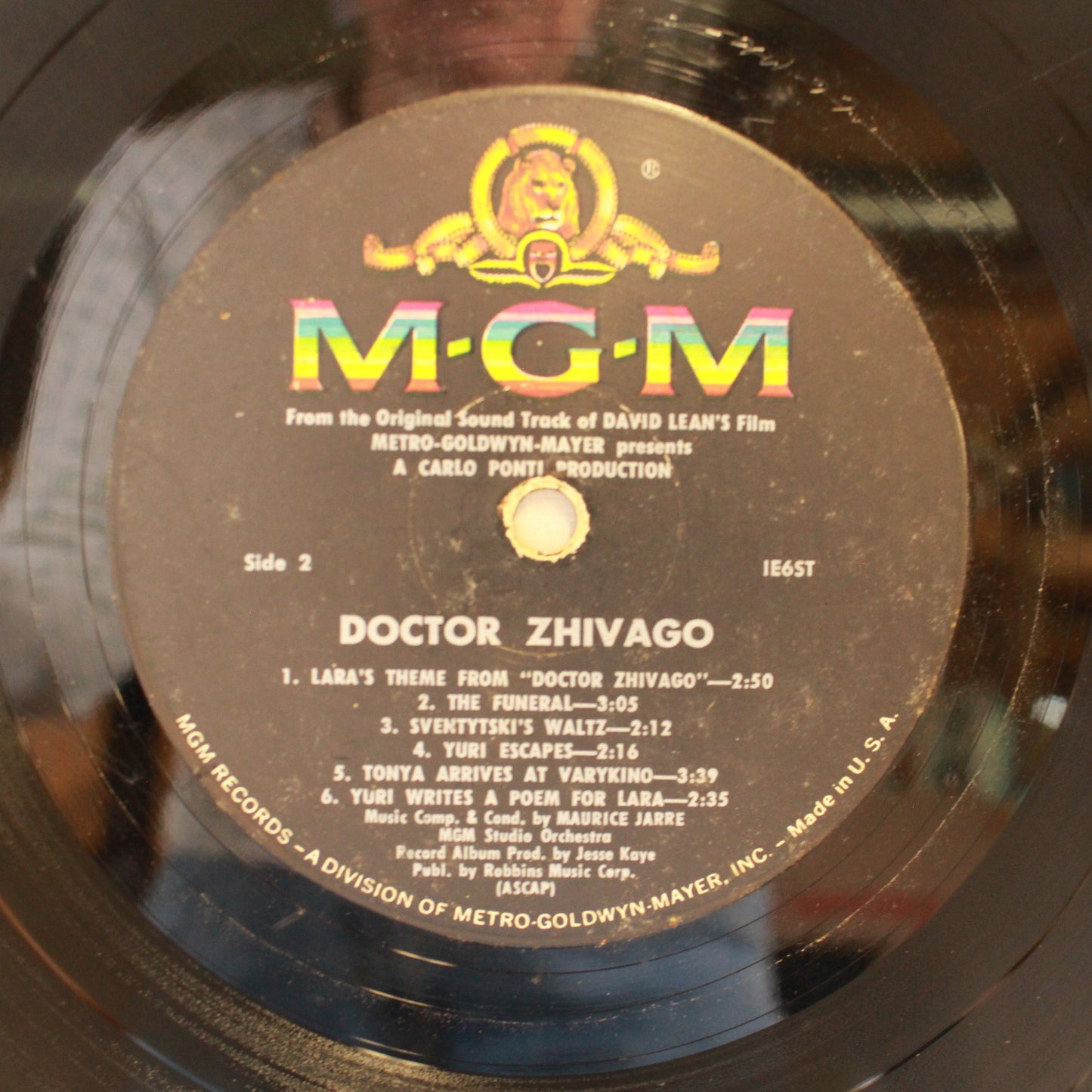 Maurice Jarre : Doctor Zhivago (Original Sound Track Album) (LP,Album,Mono)