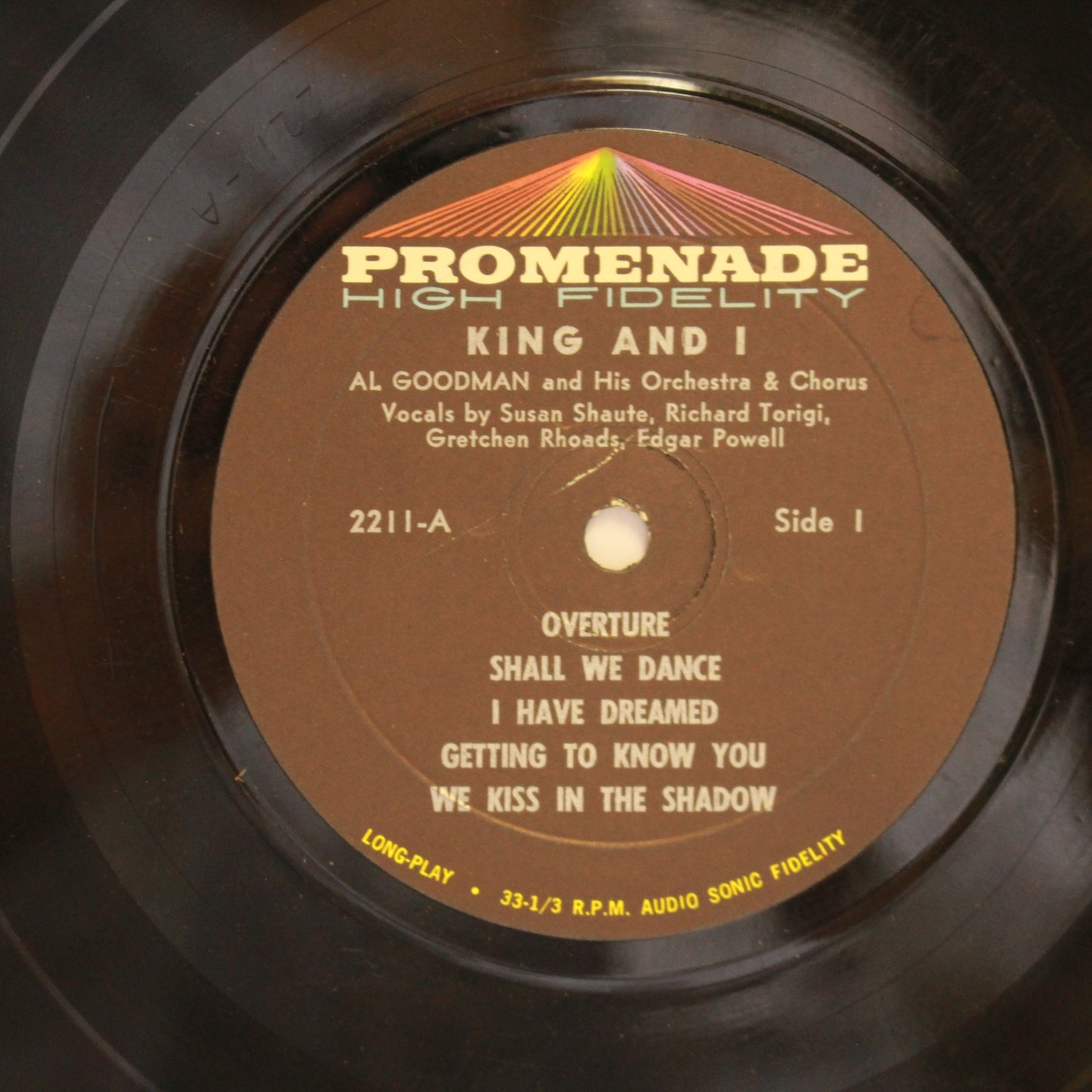 Al Goodman And His Orchestra With Susan Shaute And Richard Torigi : King And I (LP,Album)