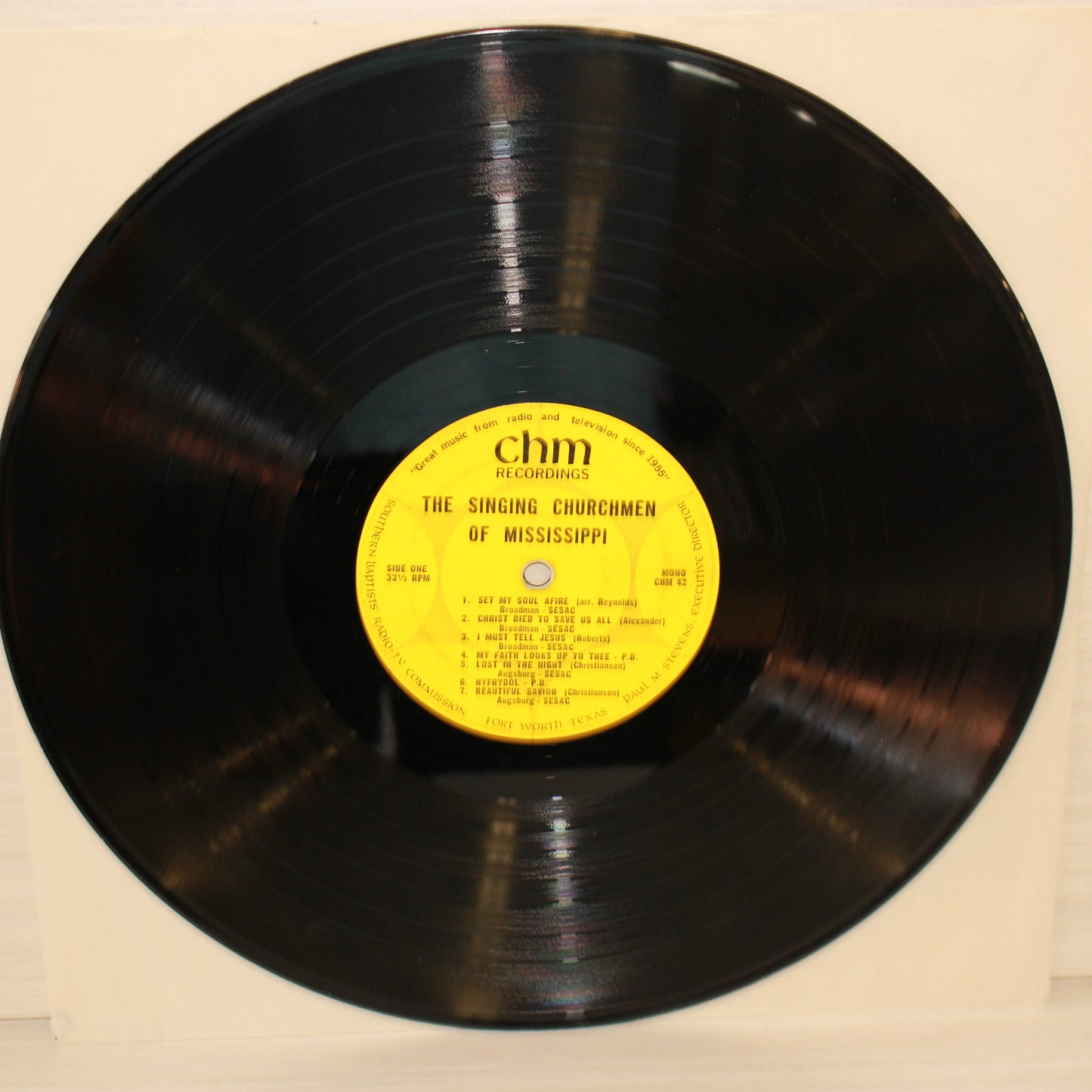 Mississippi Singing Churchmen : The Singing Churchmen Of Mississippi (LP,Album,Stereo)