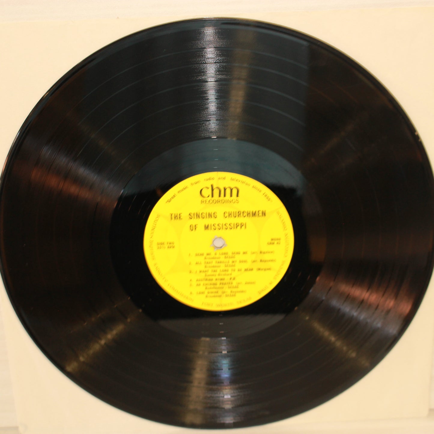 Mississippi Singing Churchmen : The Singing Churchmen Of Mississippi (LP,Album,Stereo)
