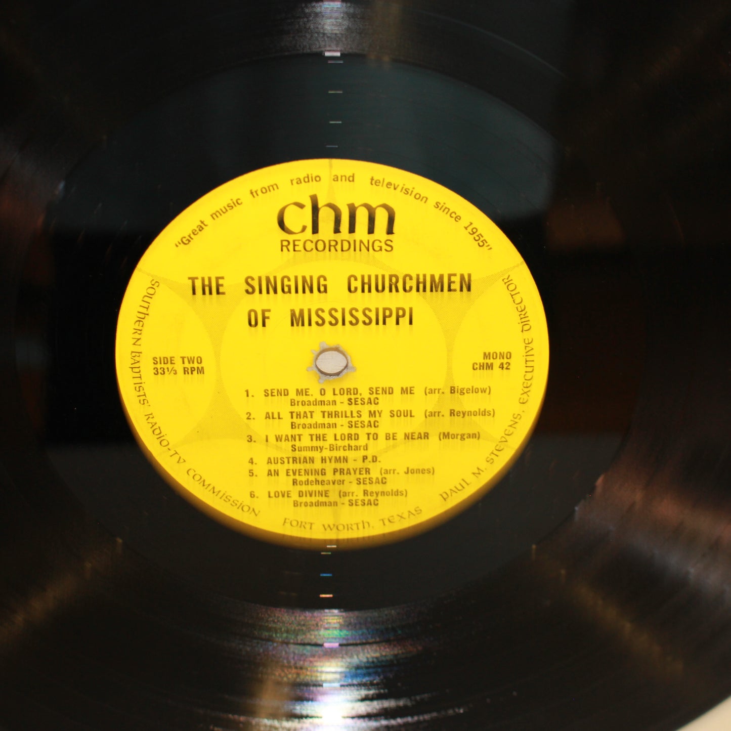 Mississippi Singing Churchmen : The Singing Churchmen Of Mississippi (LP,Album,Stereo)