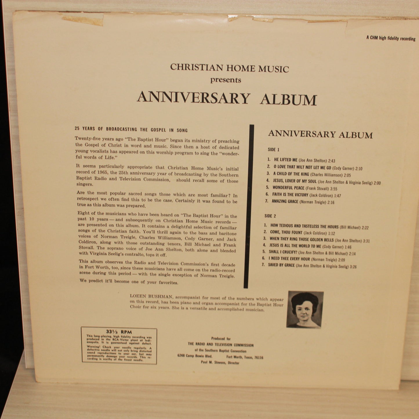 Various : Anniversary Album (LP,Album)