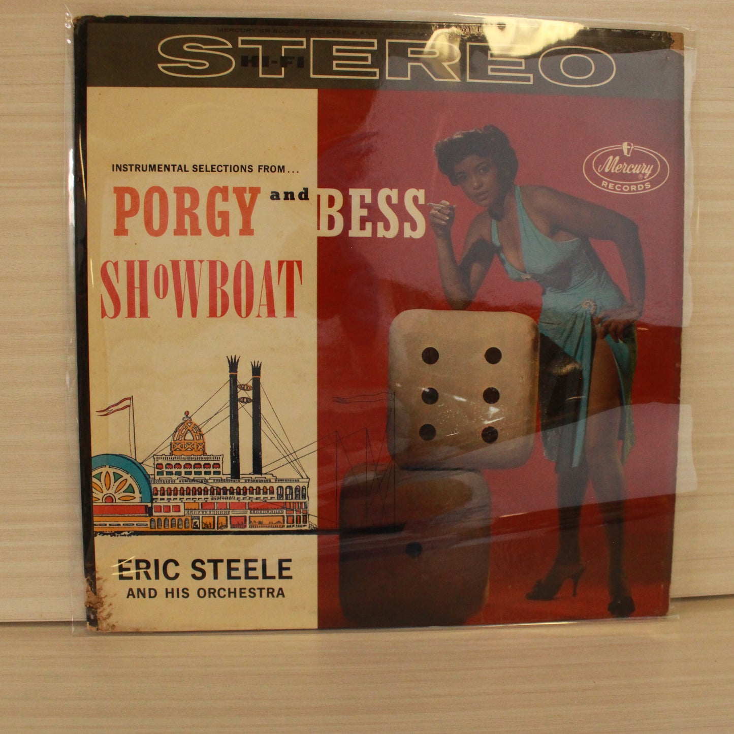 Eric Steele And His Orchestra : Instrumental Selections From Porgy And Bess And Showboat (LP,Album,Stereo)
