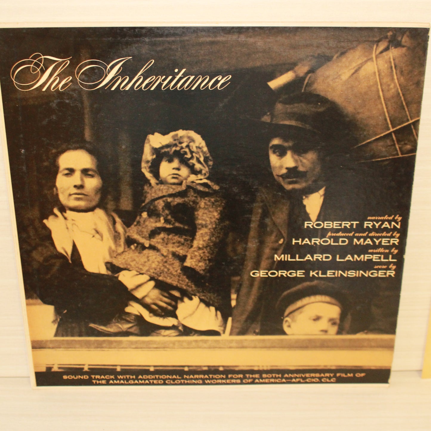 Robert Ryan, George Kleinsinger : The Inheritance: From The Film Sound Track With Additional Narration (LP,Mono)
