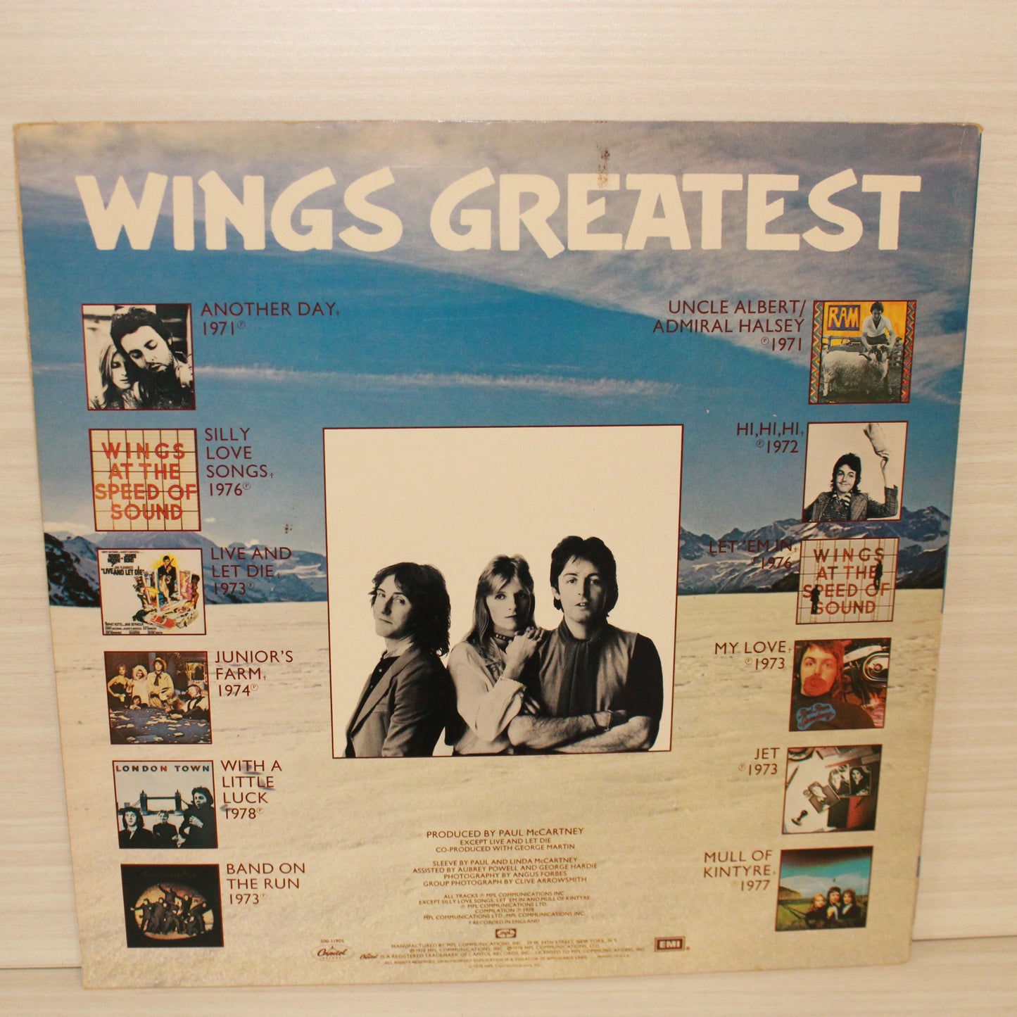 Wings (2) : Wings Greatest (LP,Compilation)