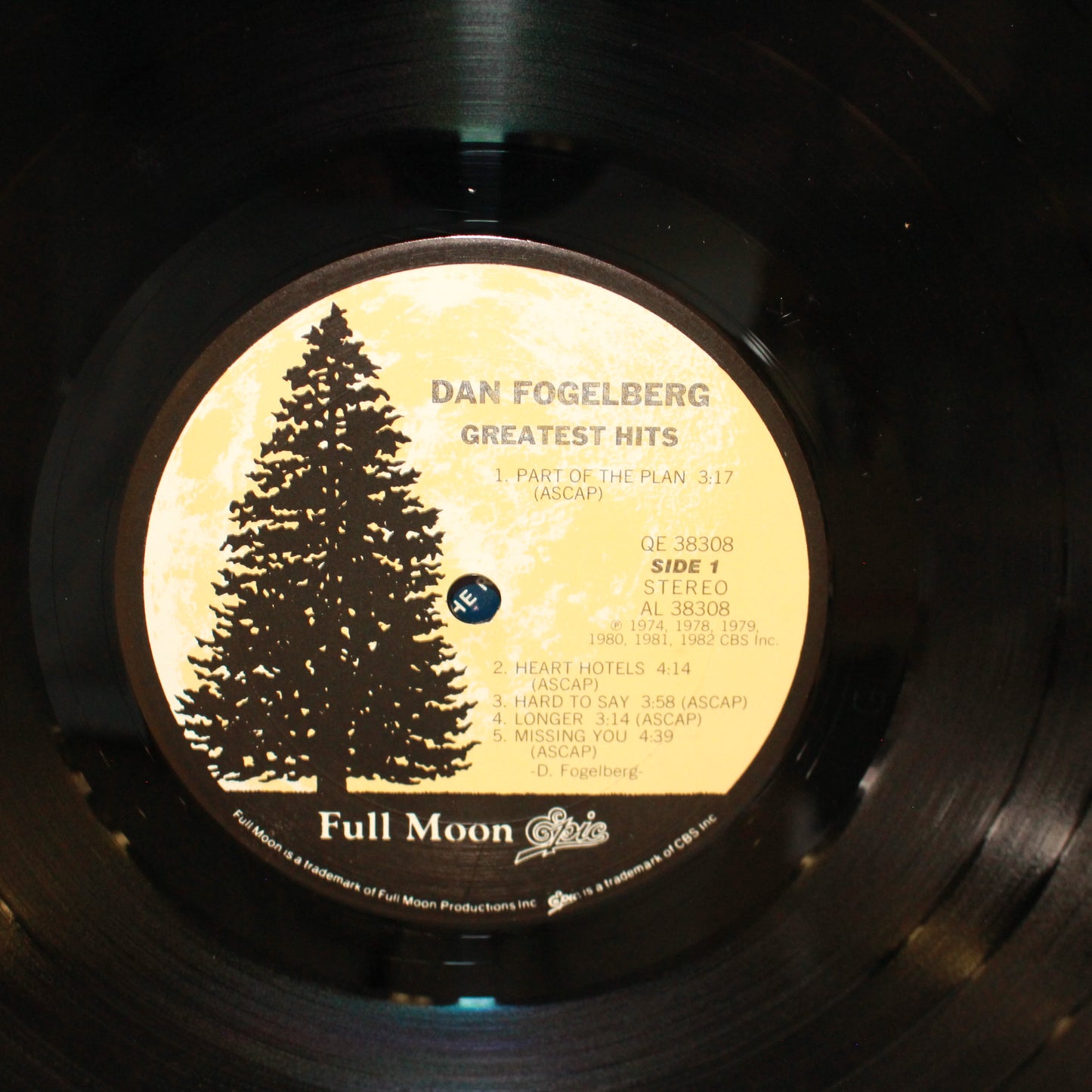 Dan Fogelberg : Greatest Hits (LP,Compilation,Stereo)
